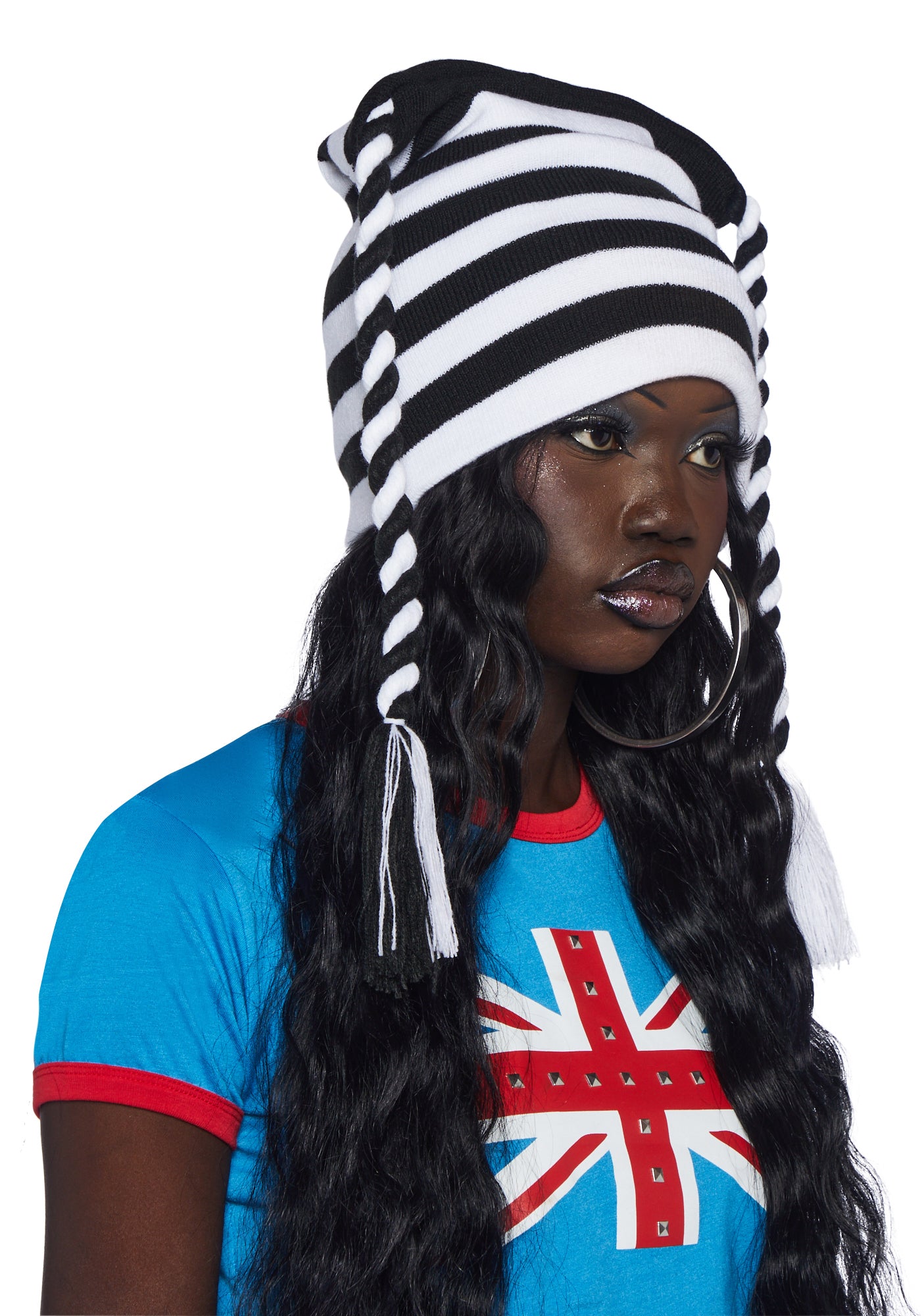 Dolls Kill x Bratz Striped Beanie- Multi