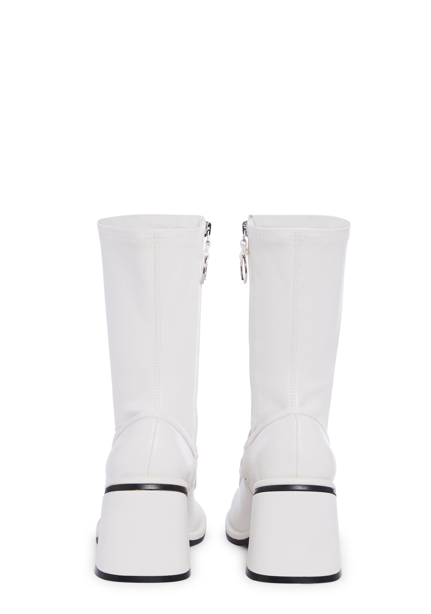Love So Deep Loafer Boots - White