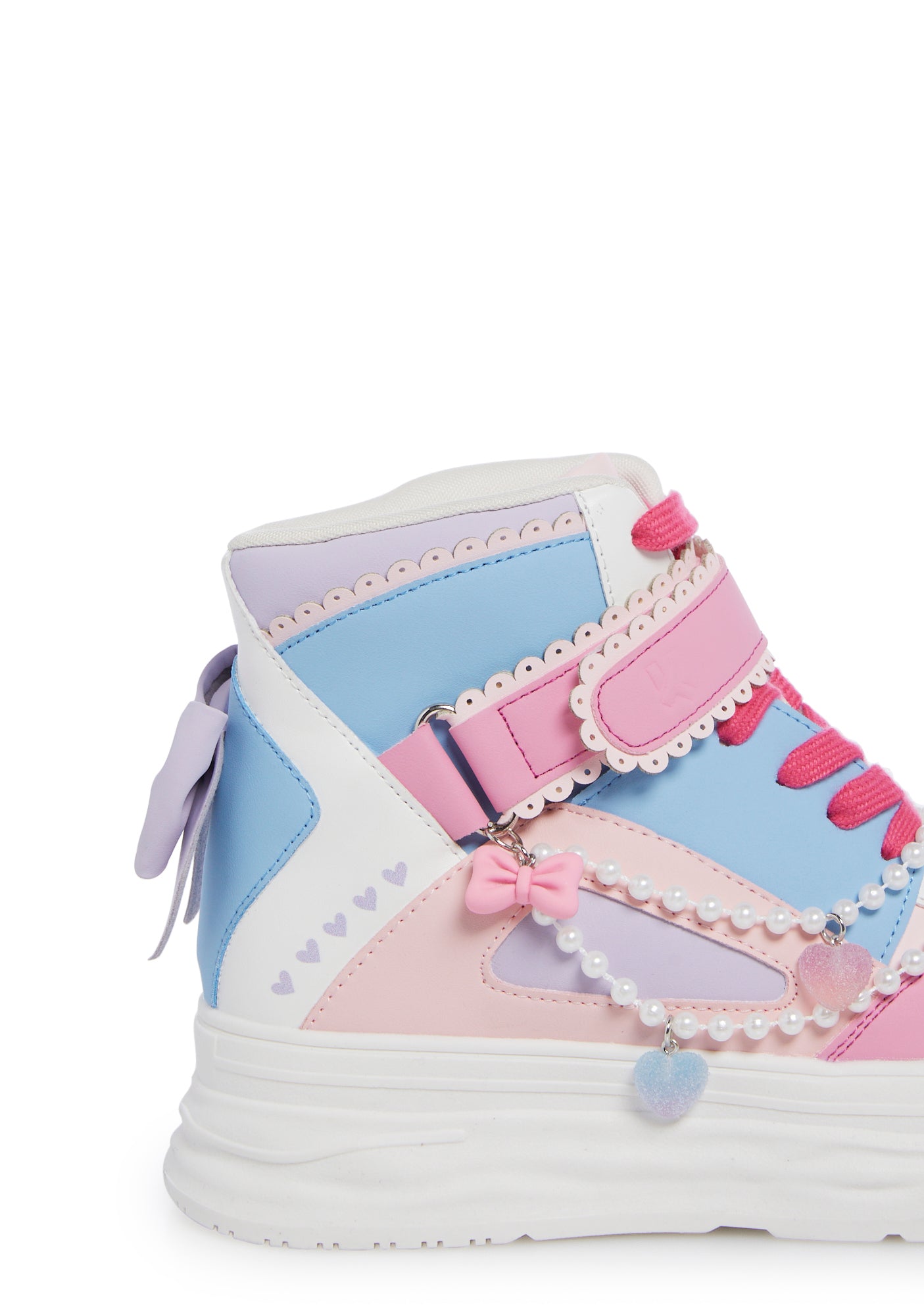Sugar Wishes Hi Top Sneakers - Pastel