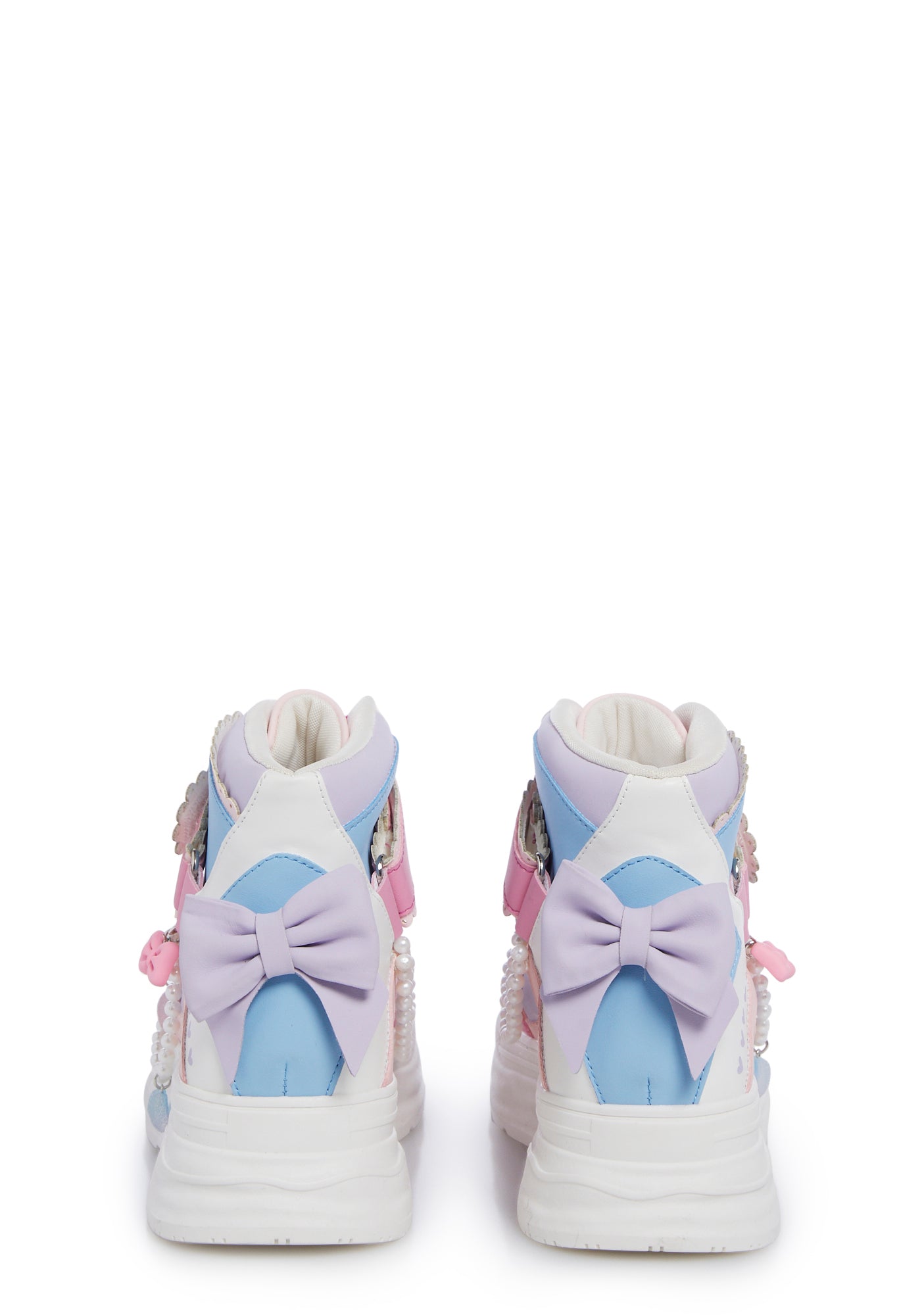 Chunky high top trainers clearance