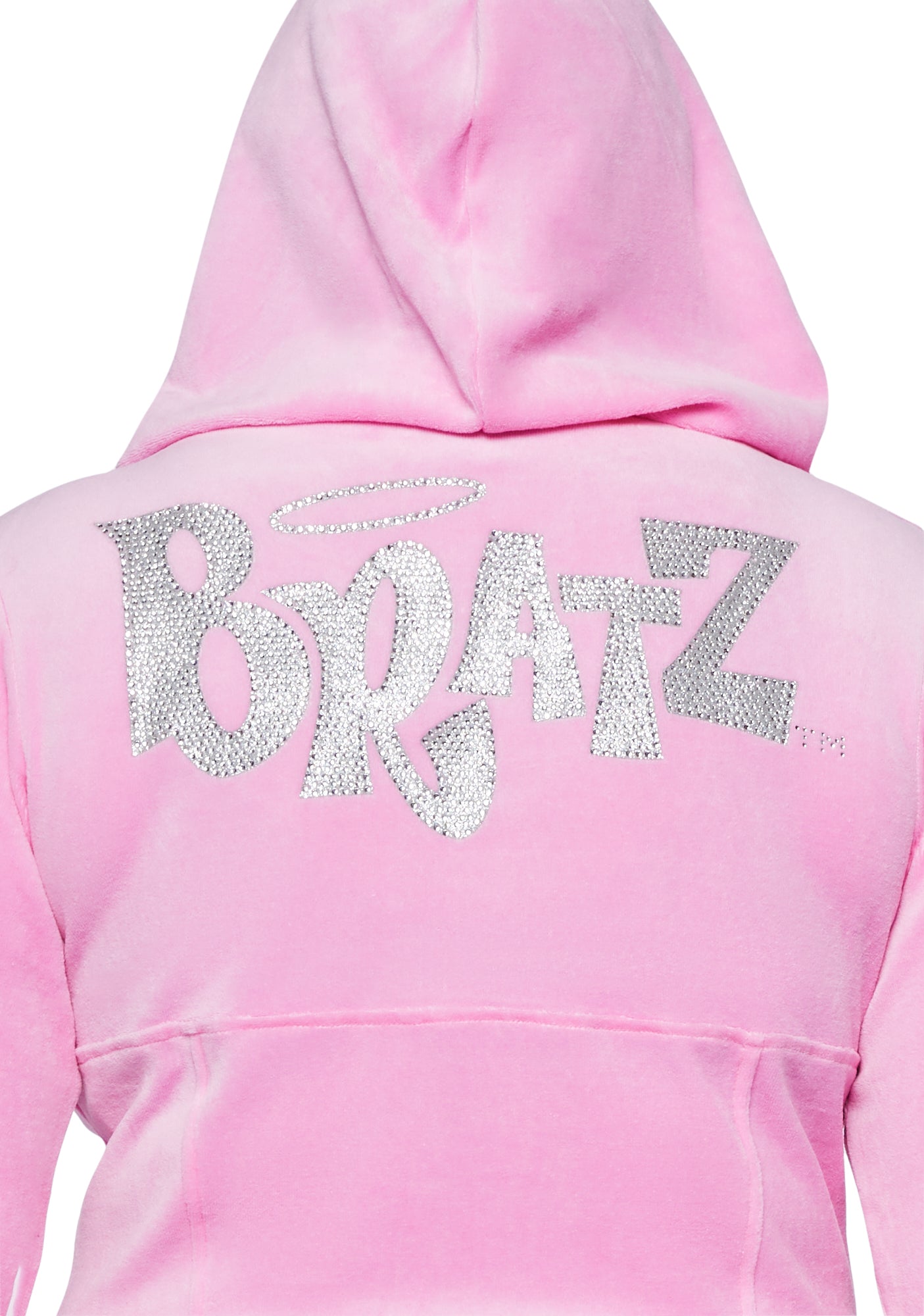 Plus Size Dolls Kill x Bratz Corset Hoodie- Pink Plus Size Dolls Kill x Bratz Corset Hoodie- Pink