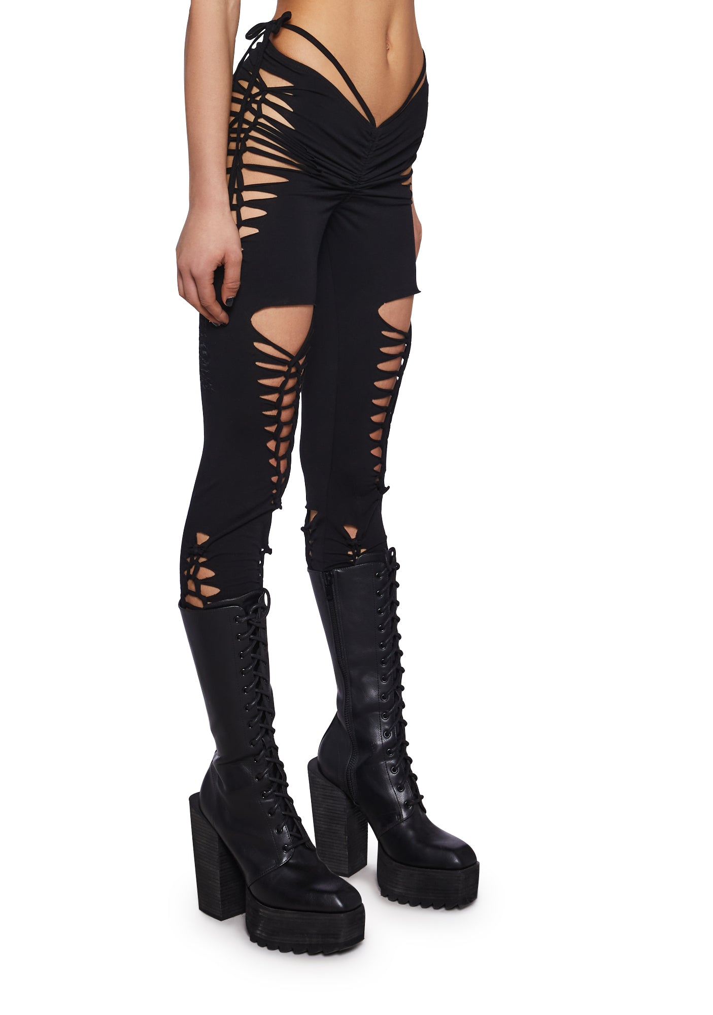 Side ripped leggings 2025