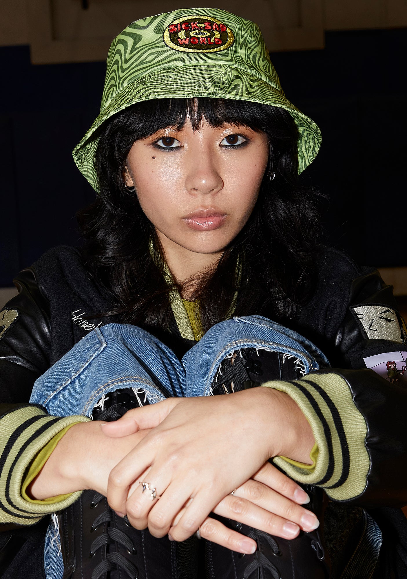 Dolls Kill x Daria Sick Sad World Bucket Hat - Multi