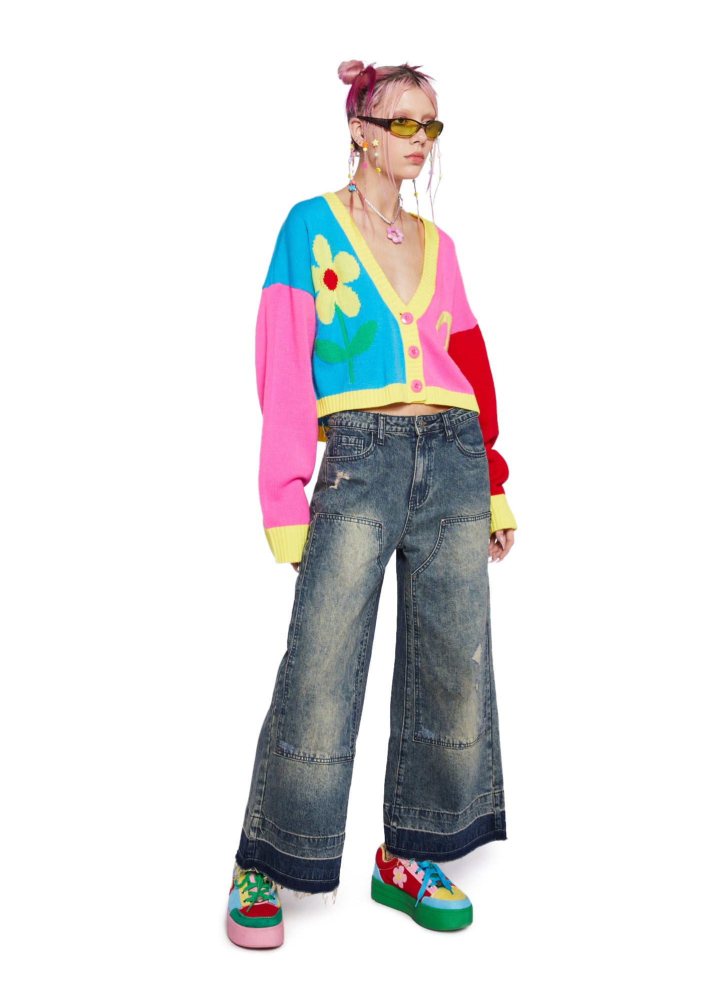Dolls kill rainbow cardigan hotsell
