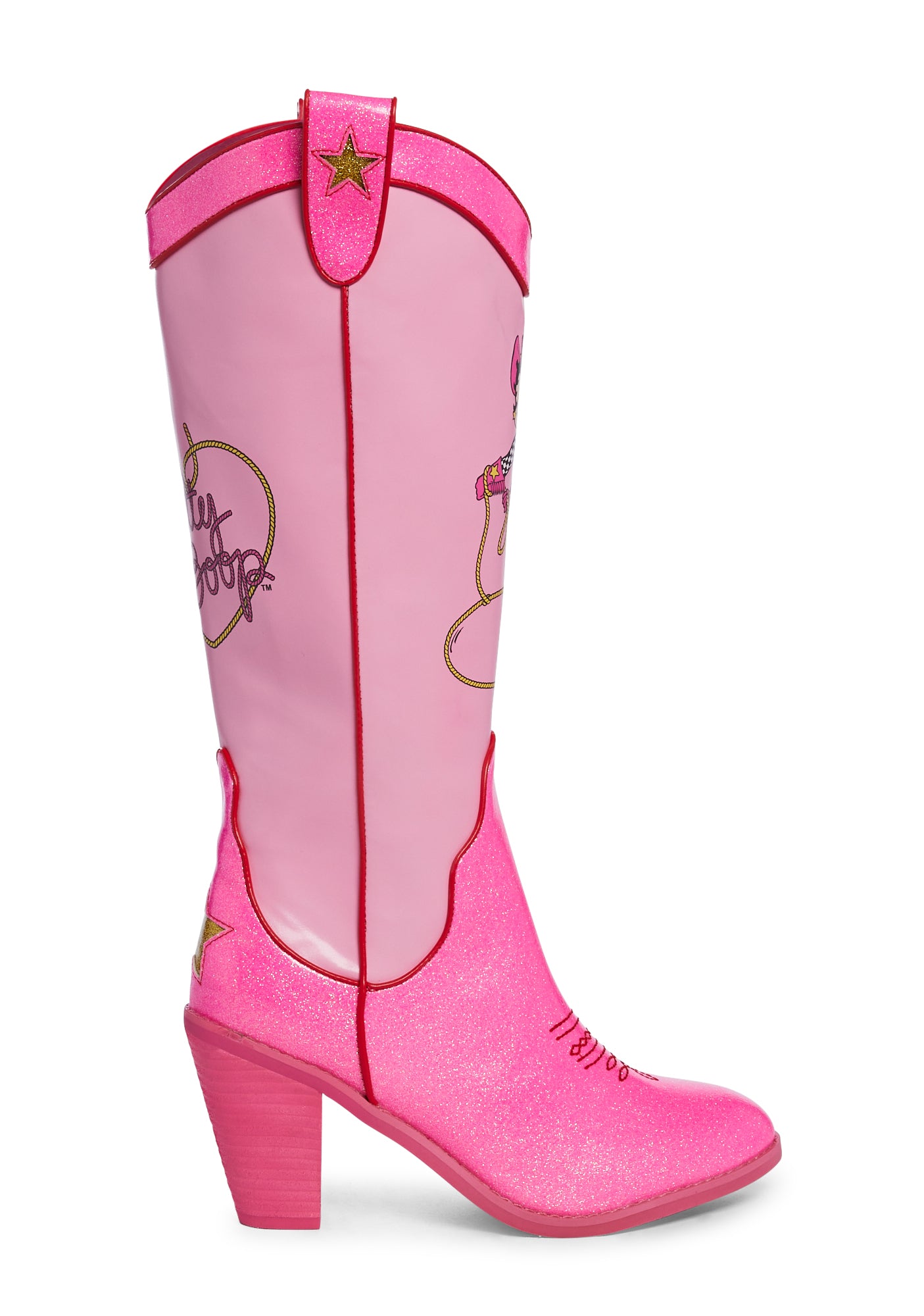 Dolls kill pink cowboy boots discount