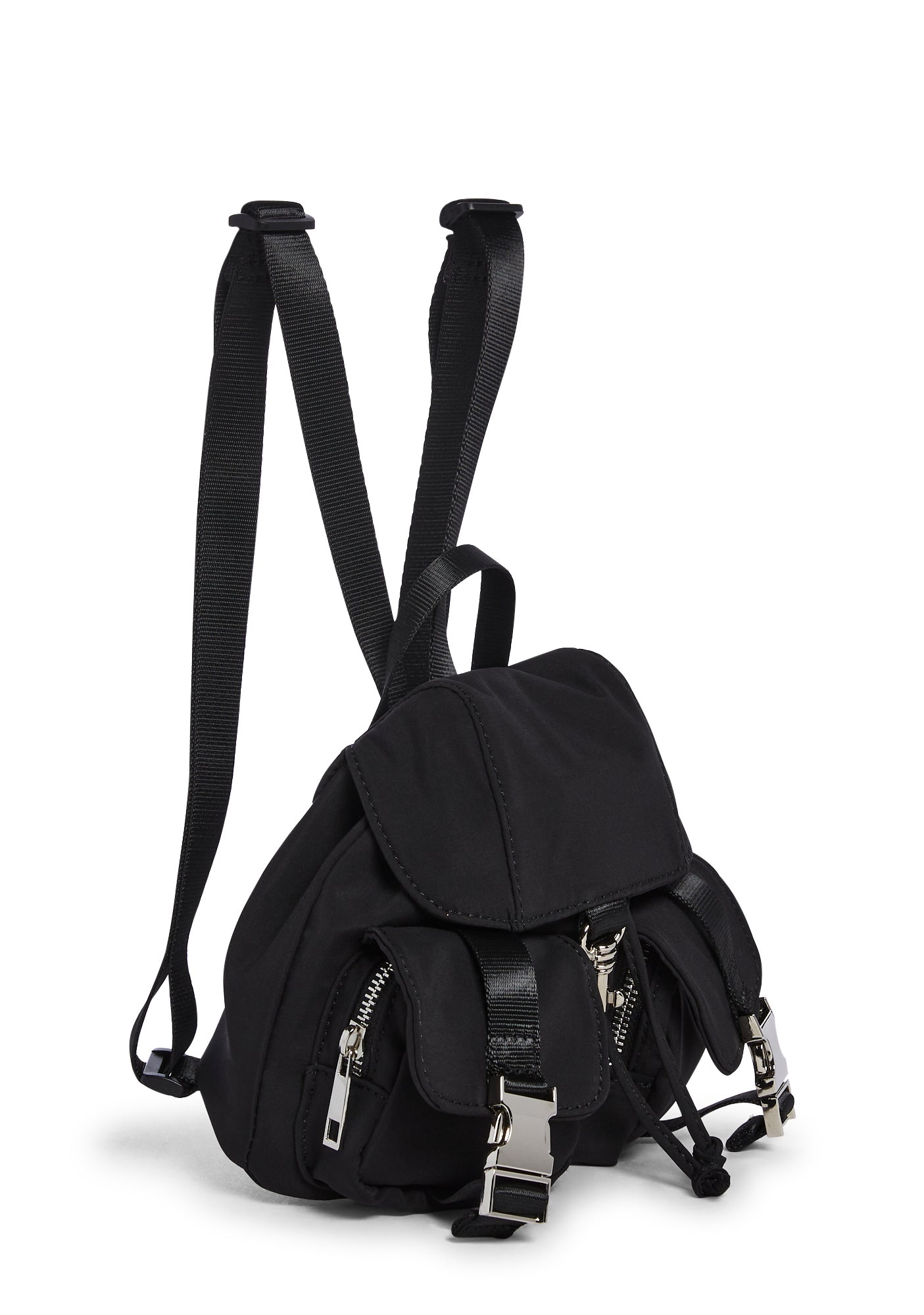 Current Mood Buckle Backpack Black Dolls Kill
