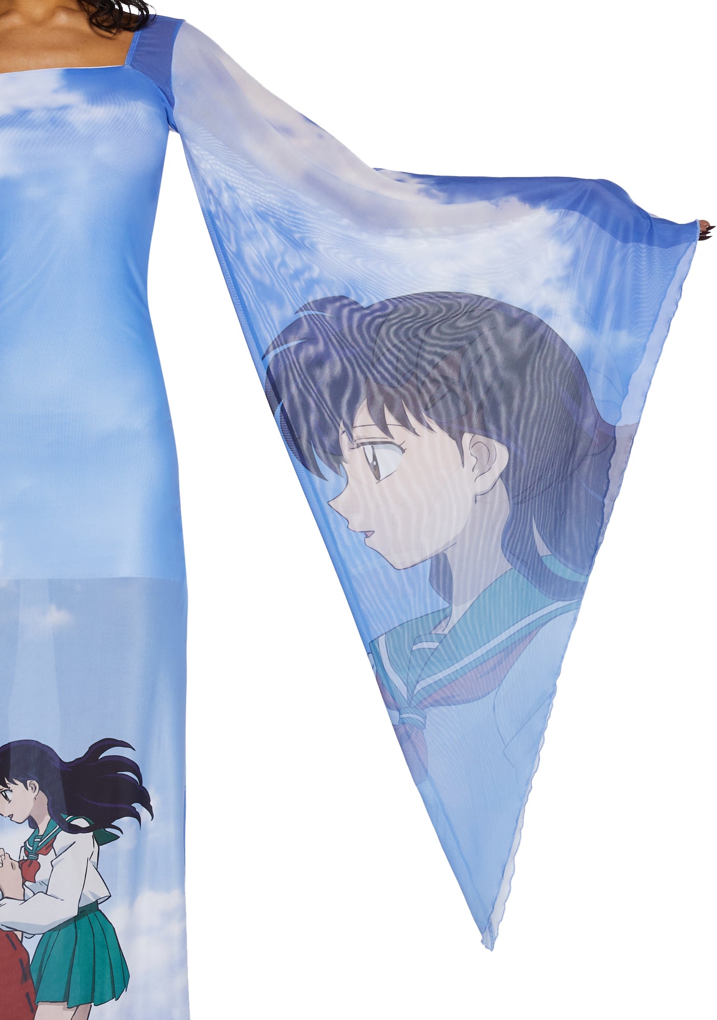 dolls kill ✖️ INUYASHA 犬夜叉　コラボ　シアー　スカート dolls kill ✖️ INUYASHA 犬夜叉 コラボ シアー スカート