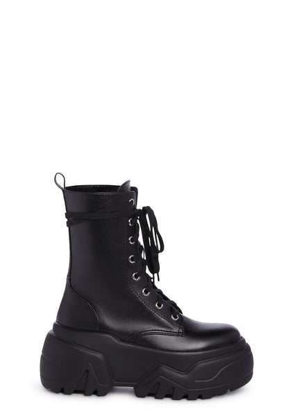 靴 00s archive fake leather combat boots s1864386_f_r_club_exx_dystopia