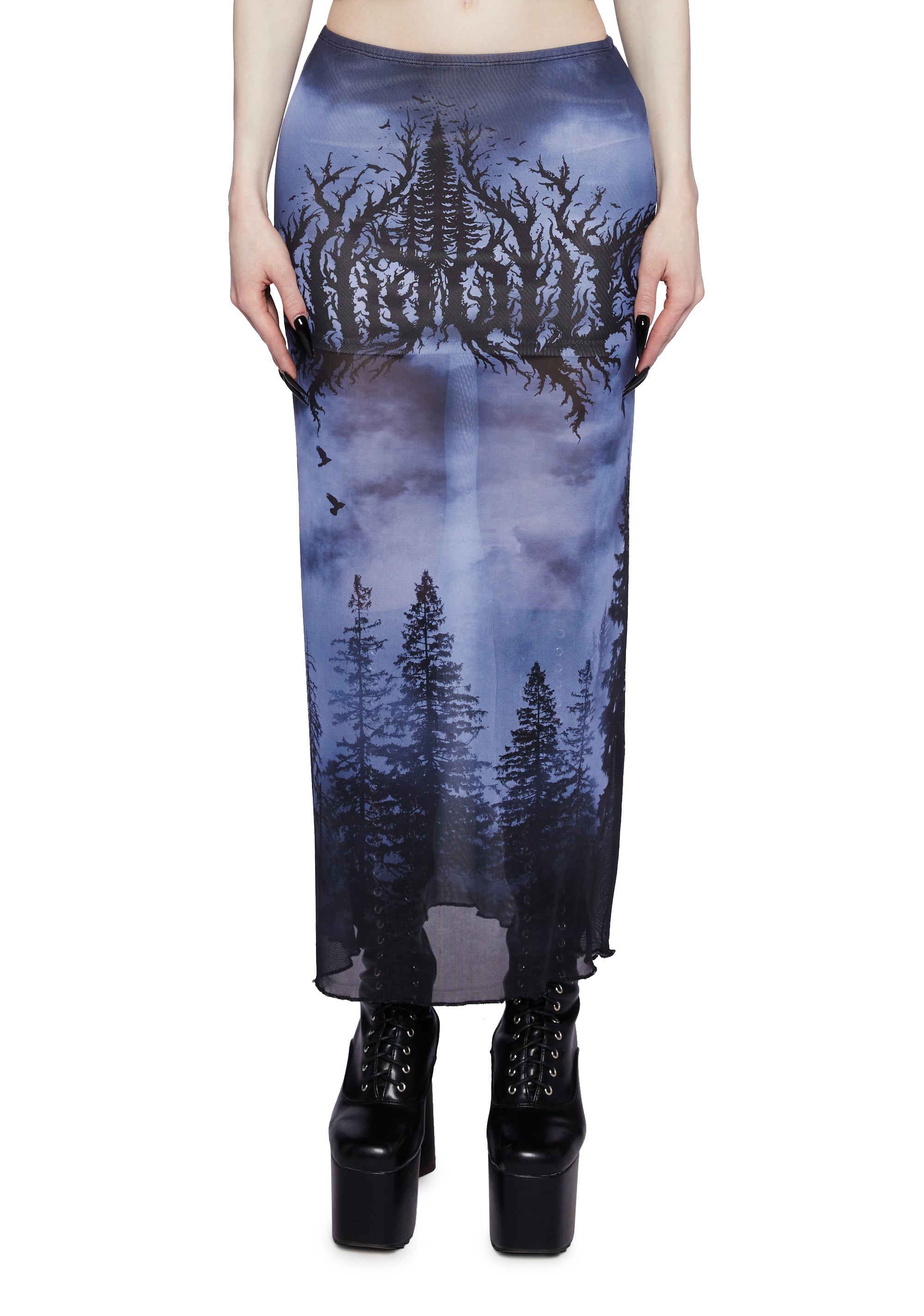 Club Exx Clear Holographic Overall Dress Orange Dolls Kill