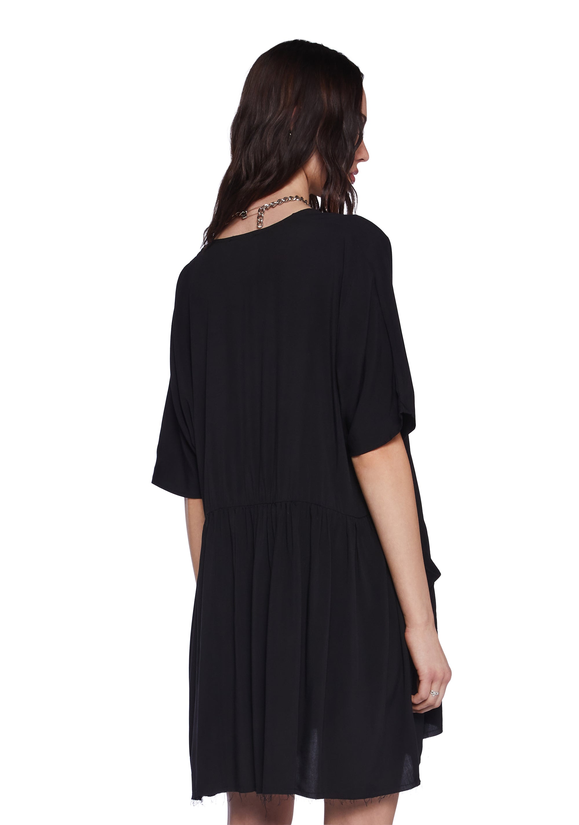 Not Your Babydoll Dress Black