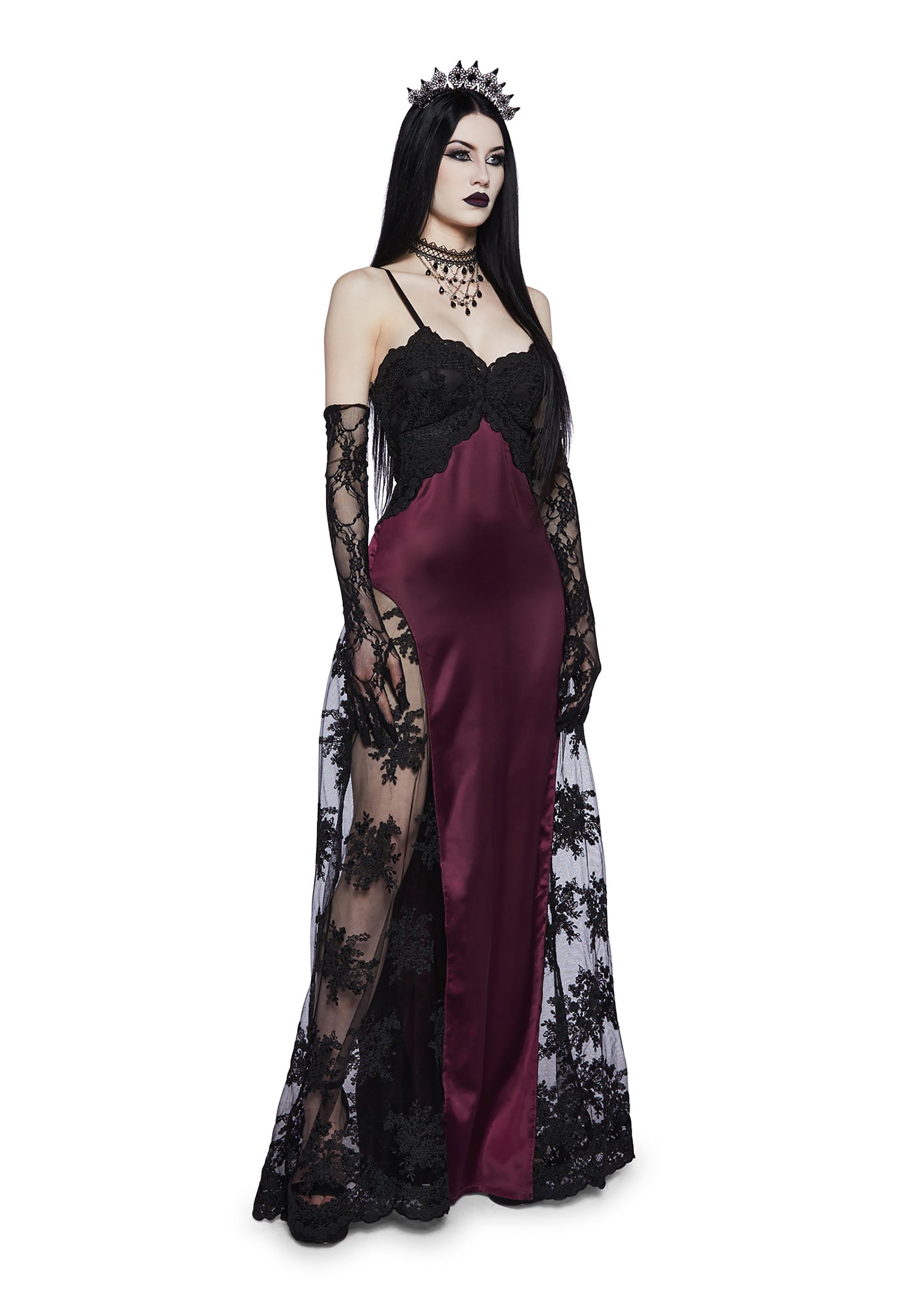 Lustrous Heart Maxi Dress