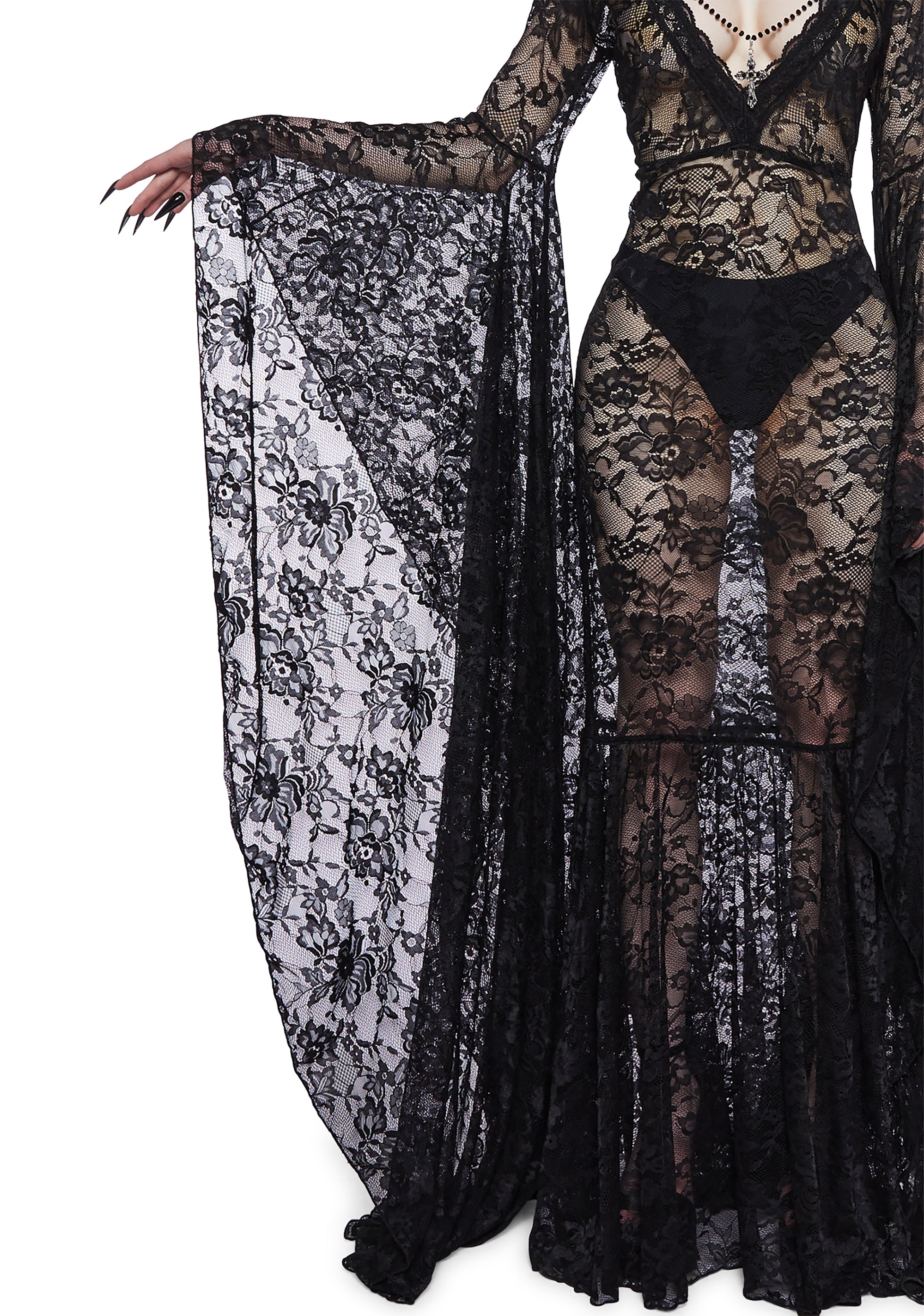 Gothic Grand Affair Maxi Dress