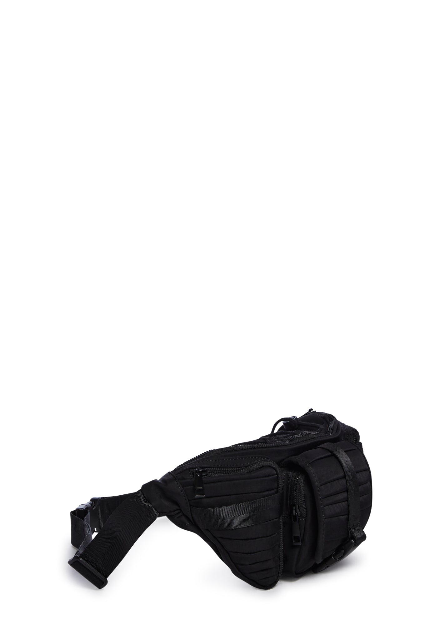 Darker Wavs Multi Pocket Tactical Fanny Pack Black Dolls Kill