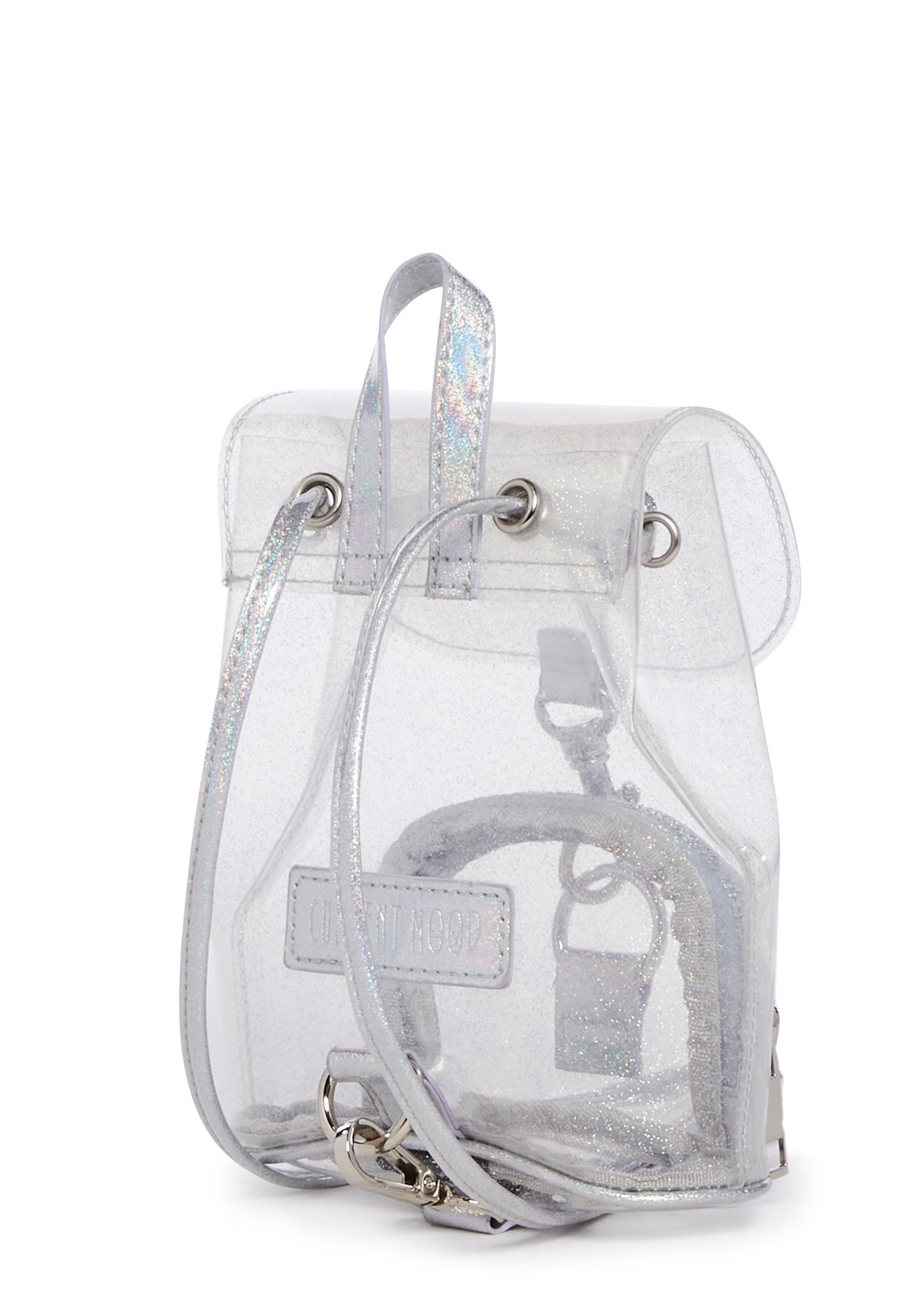 Current Mood Clear Glitter Vinyl Mini Backpack