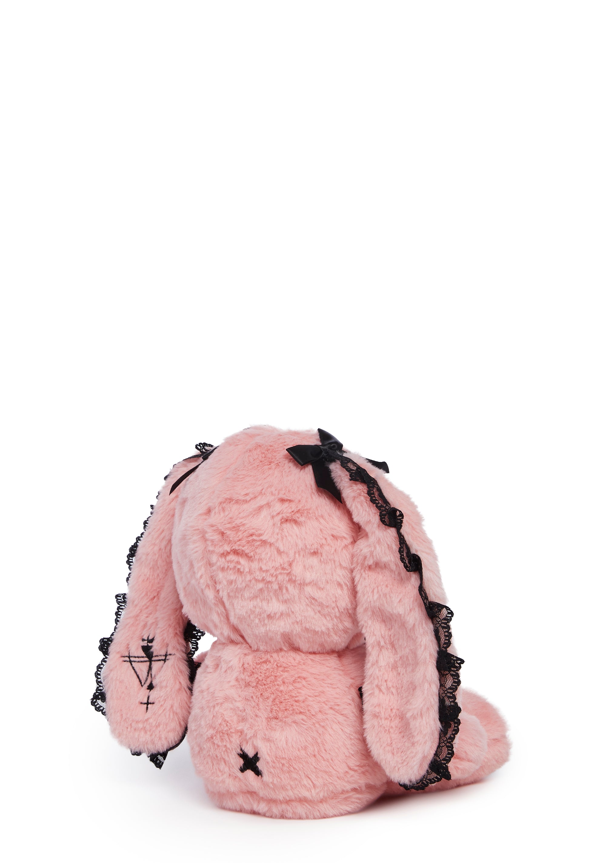 Widow Faux Fur Lace Bunny Plushie - Pink – Dolls Kill