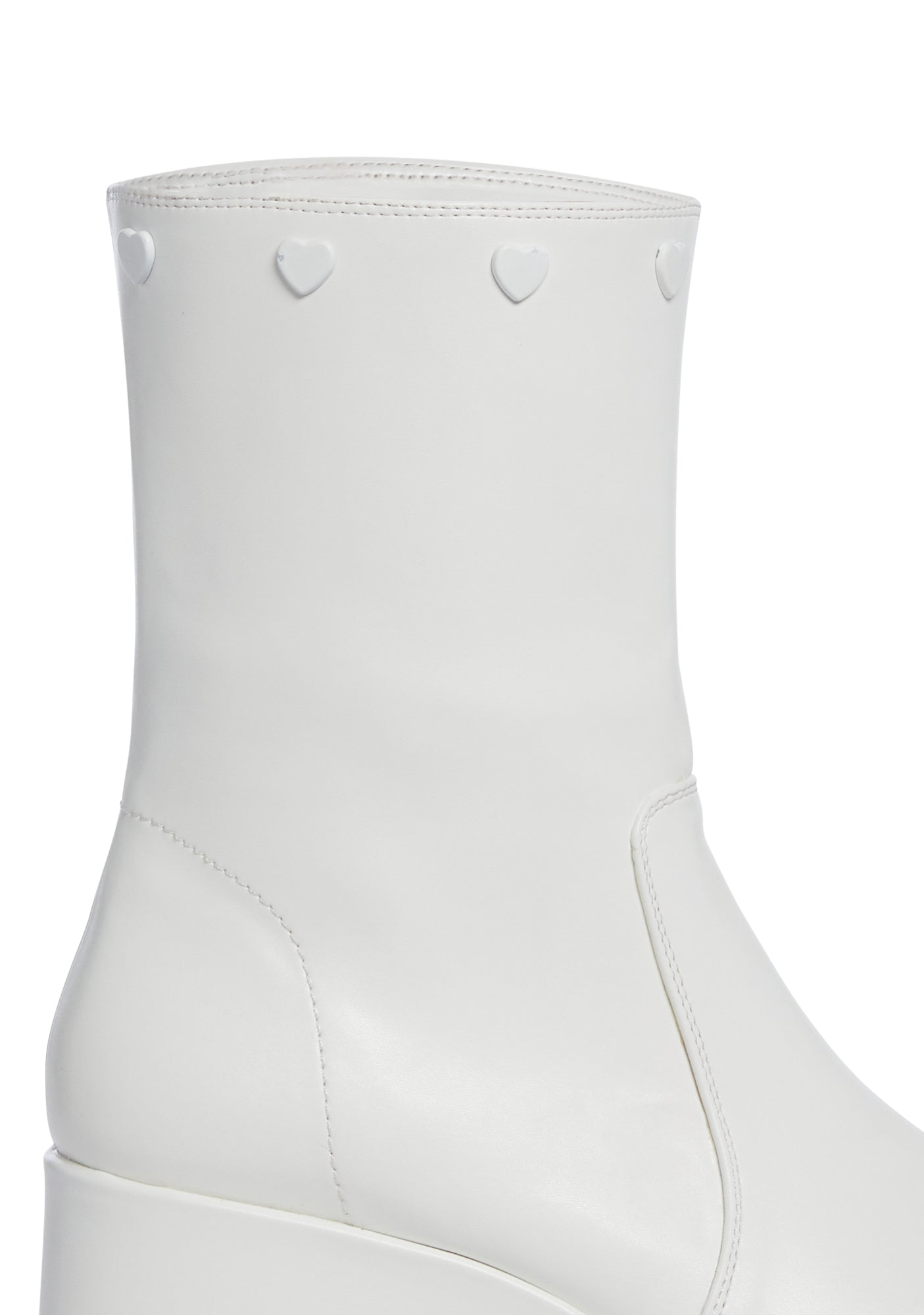 Snuggle Wonderland Platform Boots - White
