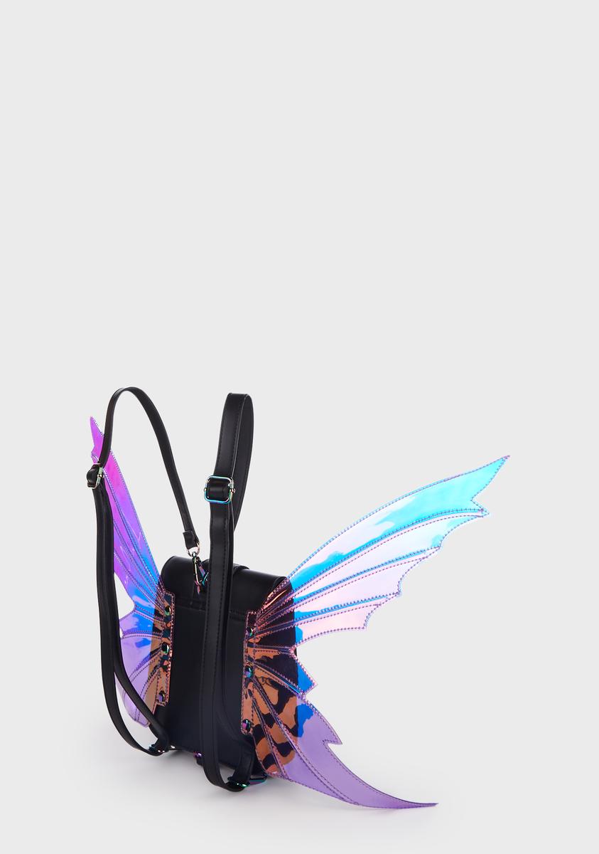 Current Mood Iridescent Fairy Wing Mini Backpack