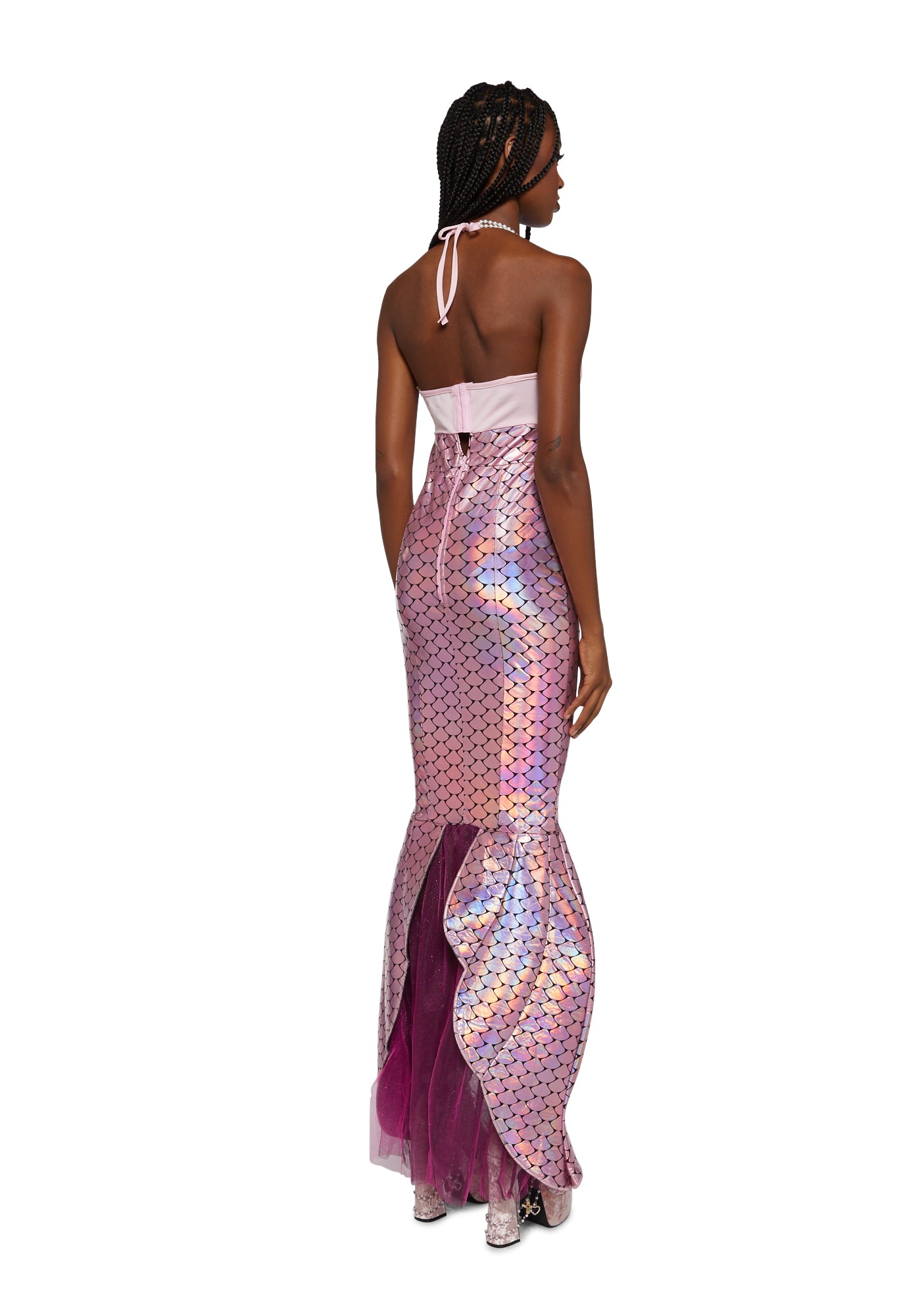 mermaid rainbow dress Blushing Beauty Costume Dress RAINBOW / LARGE