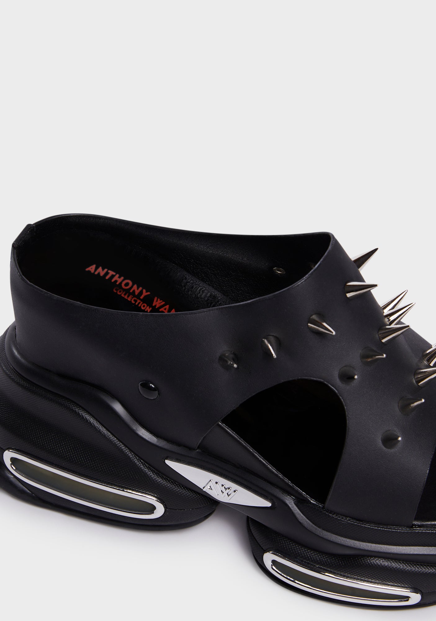 Anthony Wang Spiked Platform Sandals - Black – Dolls Kill