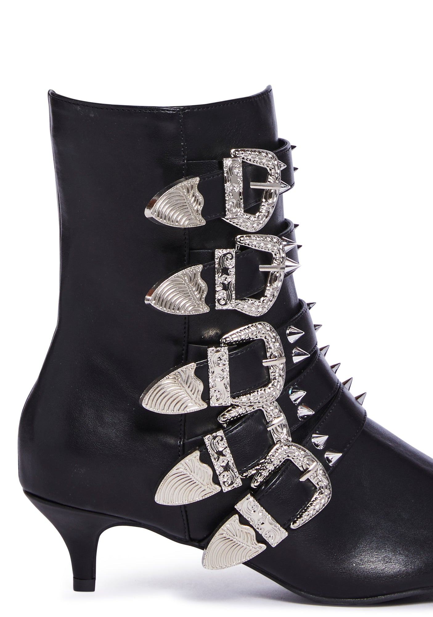 その他 #kokapet Koi Footwear Buckled Belt Ankle Boots - Black – Dolls Kill