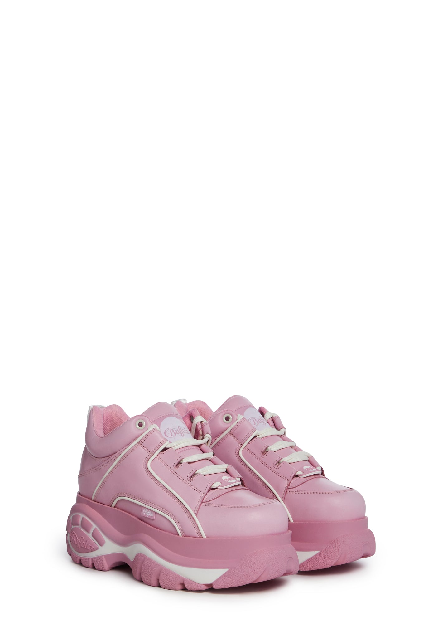 Buffalo london discount sneakers pink