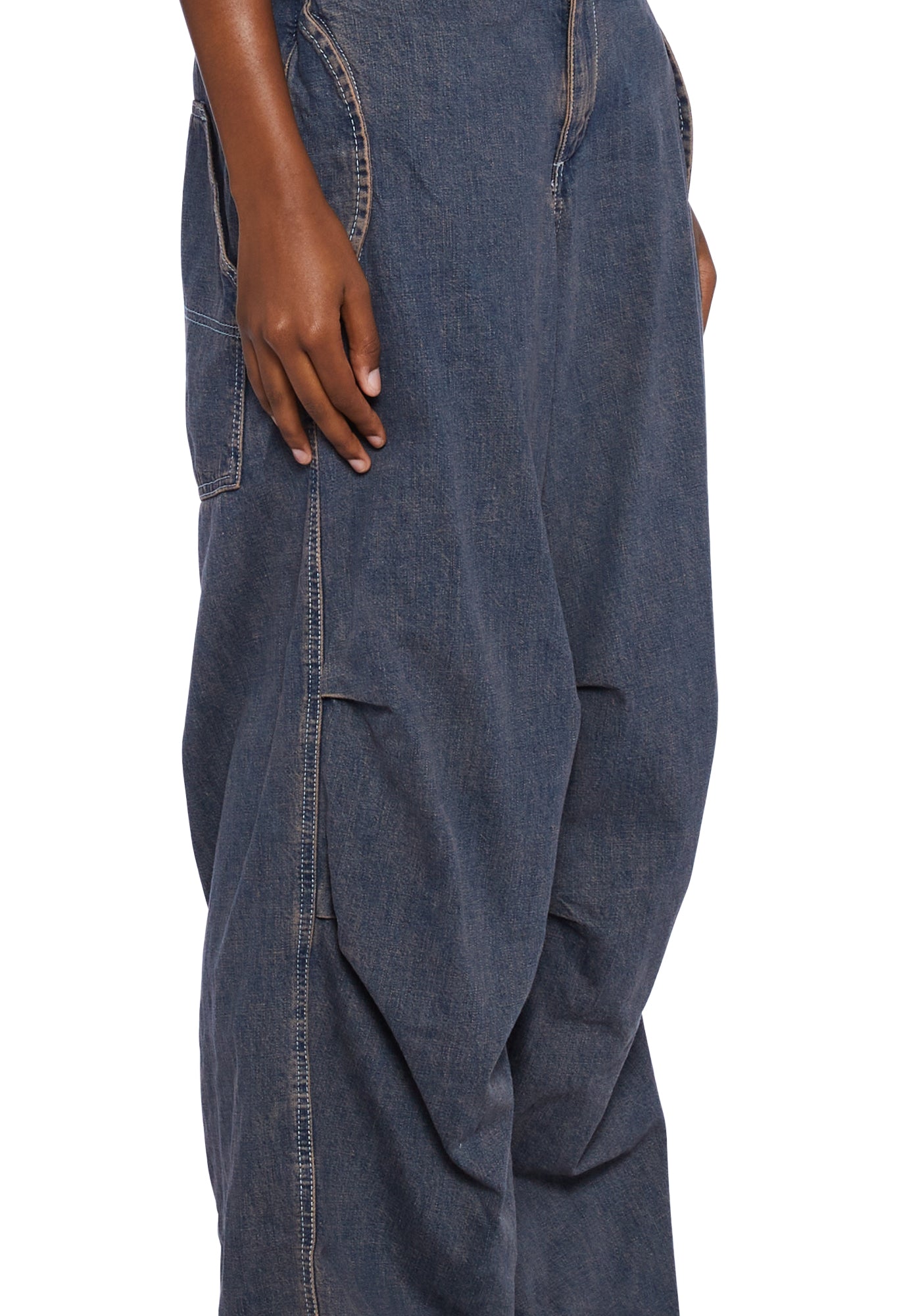 BDG Baggy Cargo Pants With Toggles - Purple – Dolls Kill