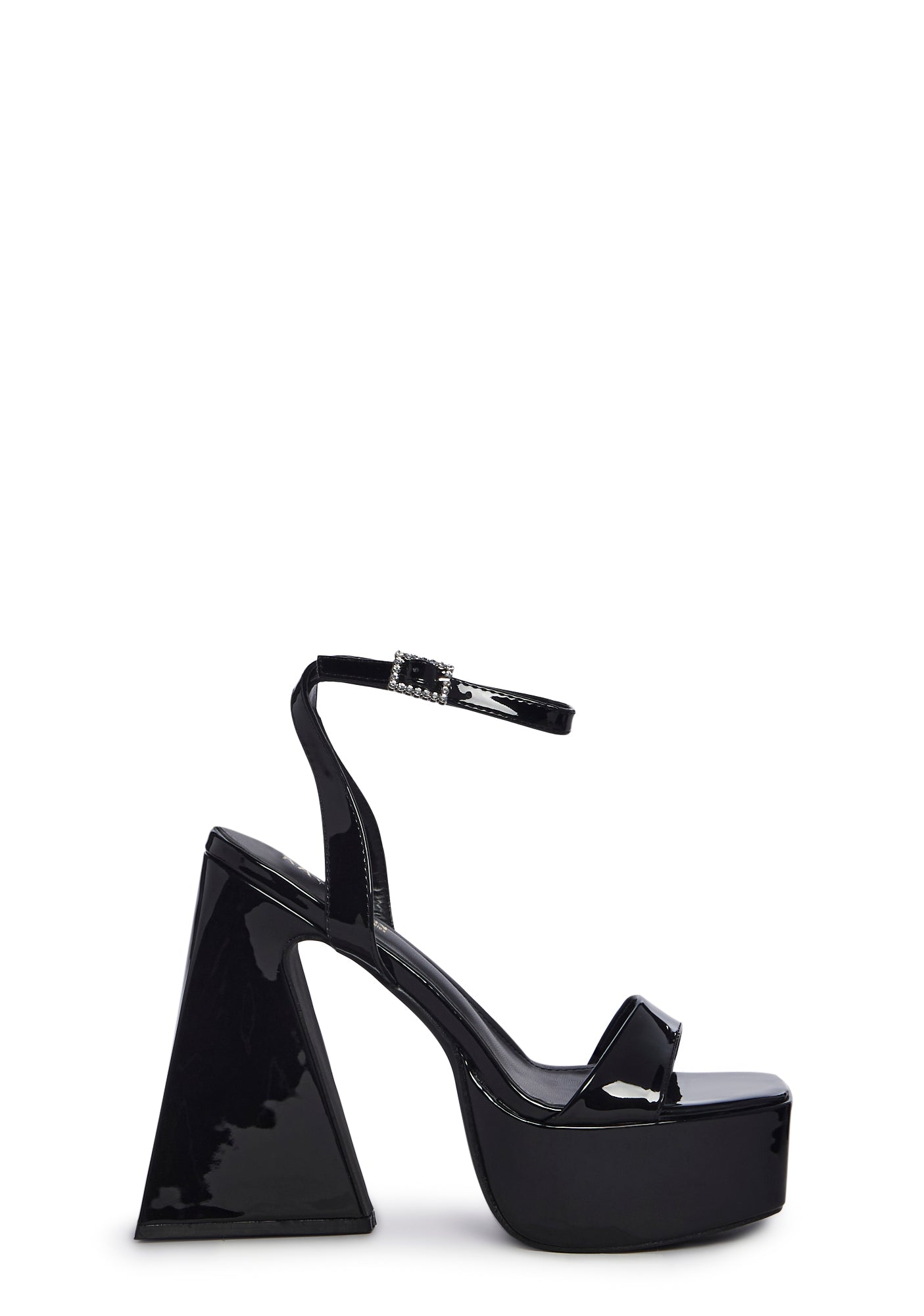 Platform Block Heels - Black – Dolls Kill