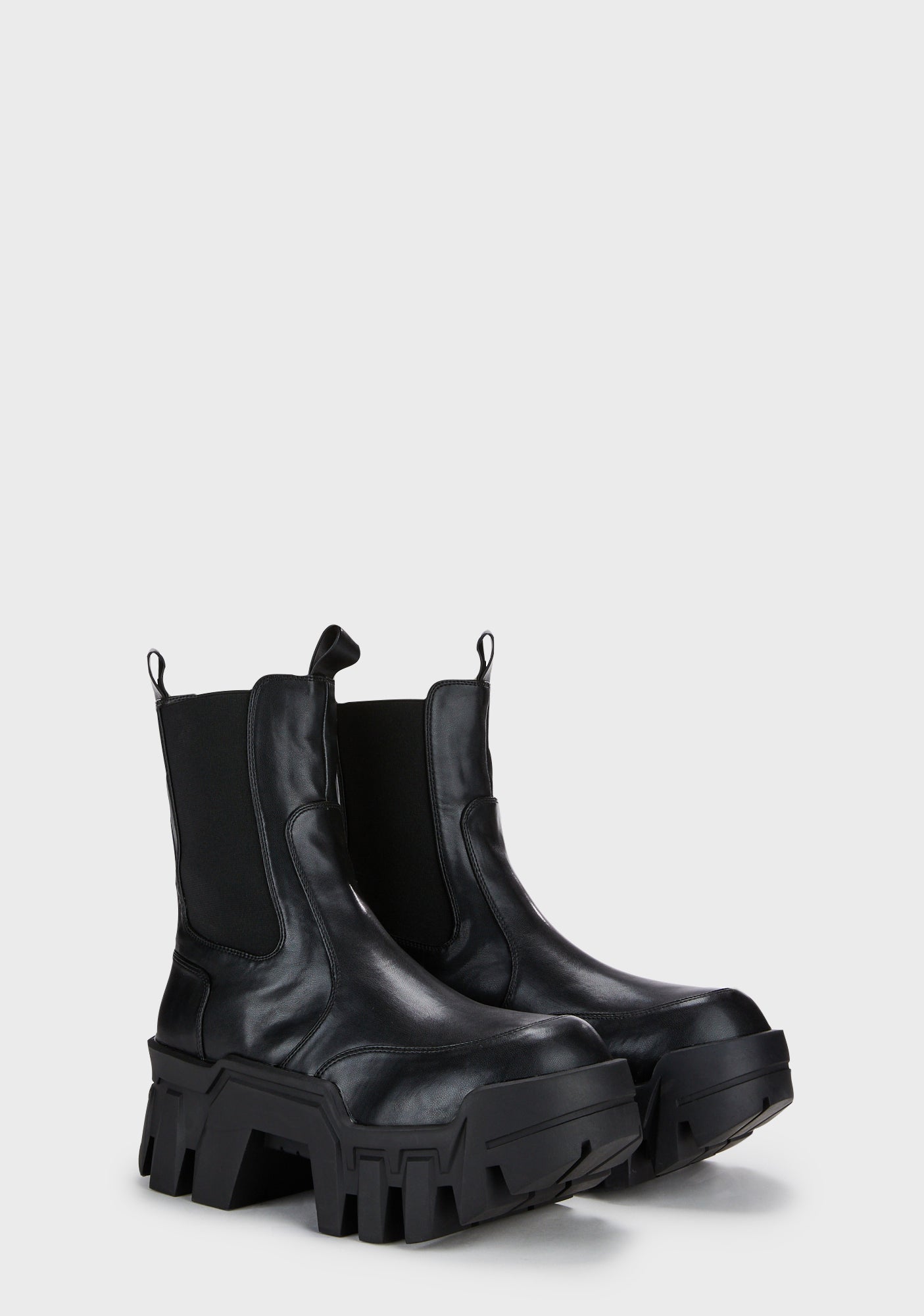 Azalea Wang Chunky Platform Chelsea Boots - Black – Dolls Kill