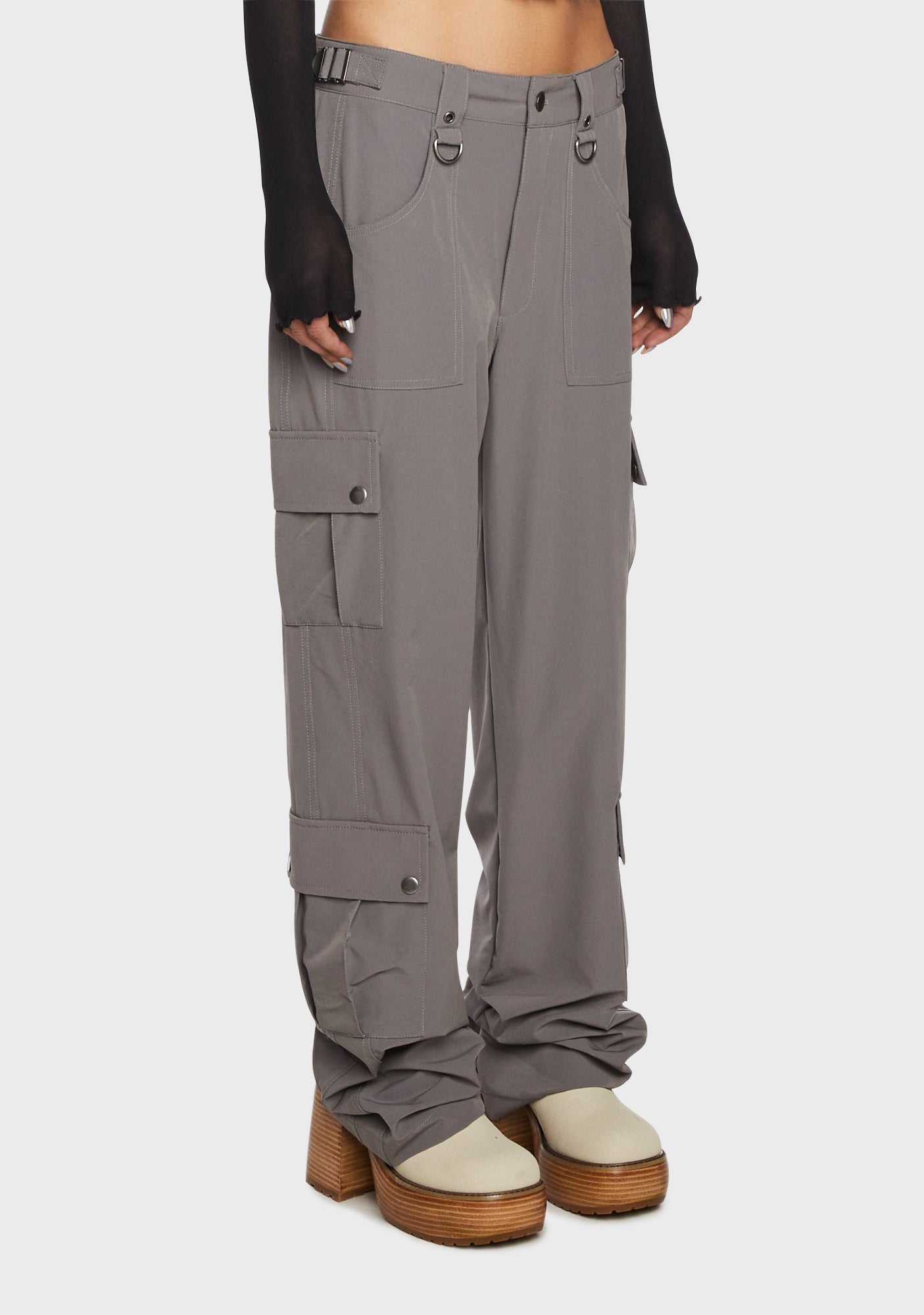 Delia's Cargo Pants - Gray – Dolls Kill