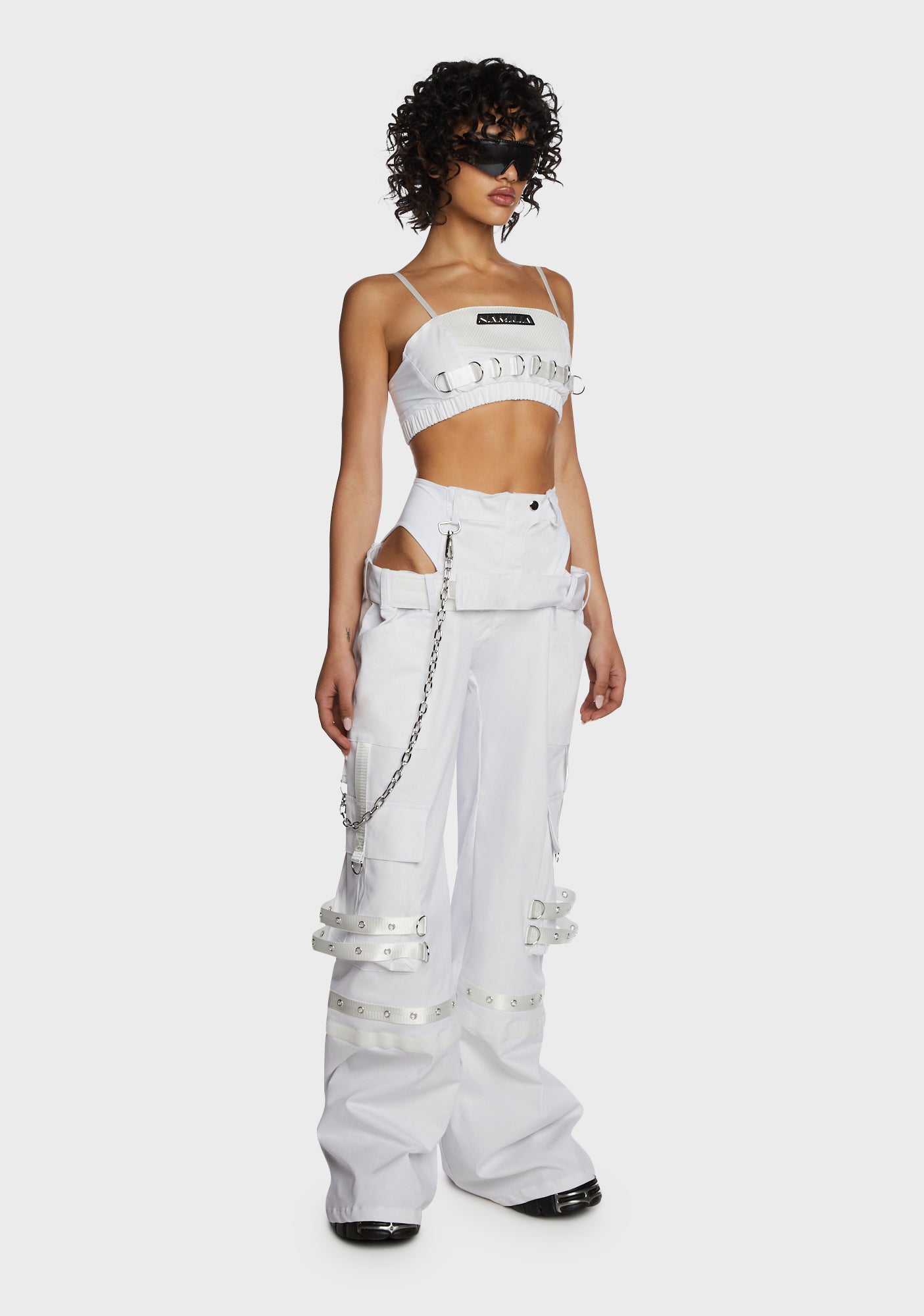 Cargo cut out discount pants