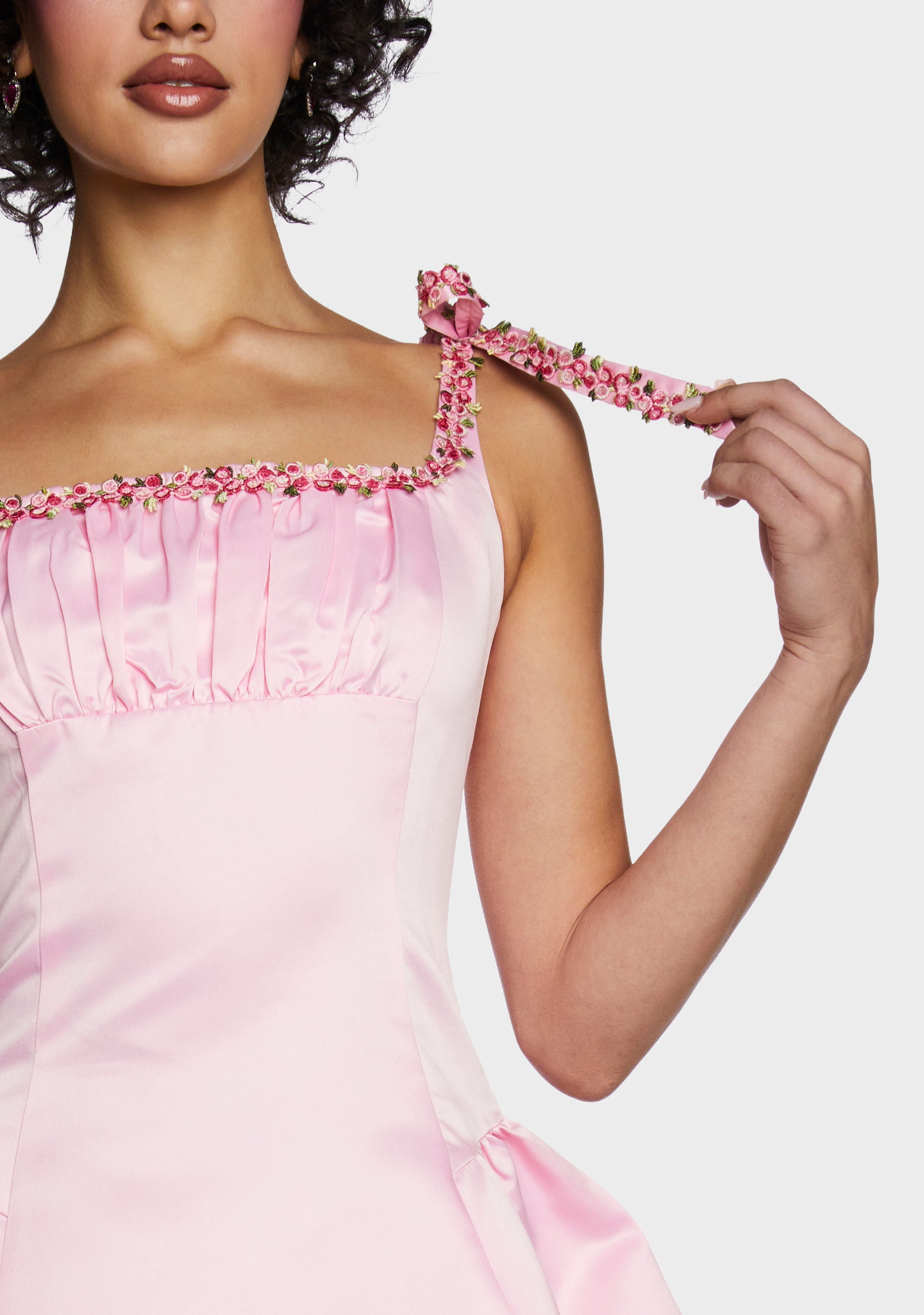 Rose Frantz ♥ Satin Sleeveless Mini Dress/追跡付 Dresses