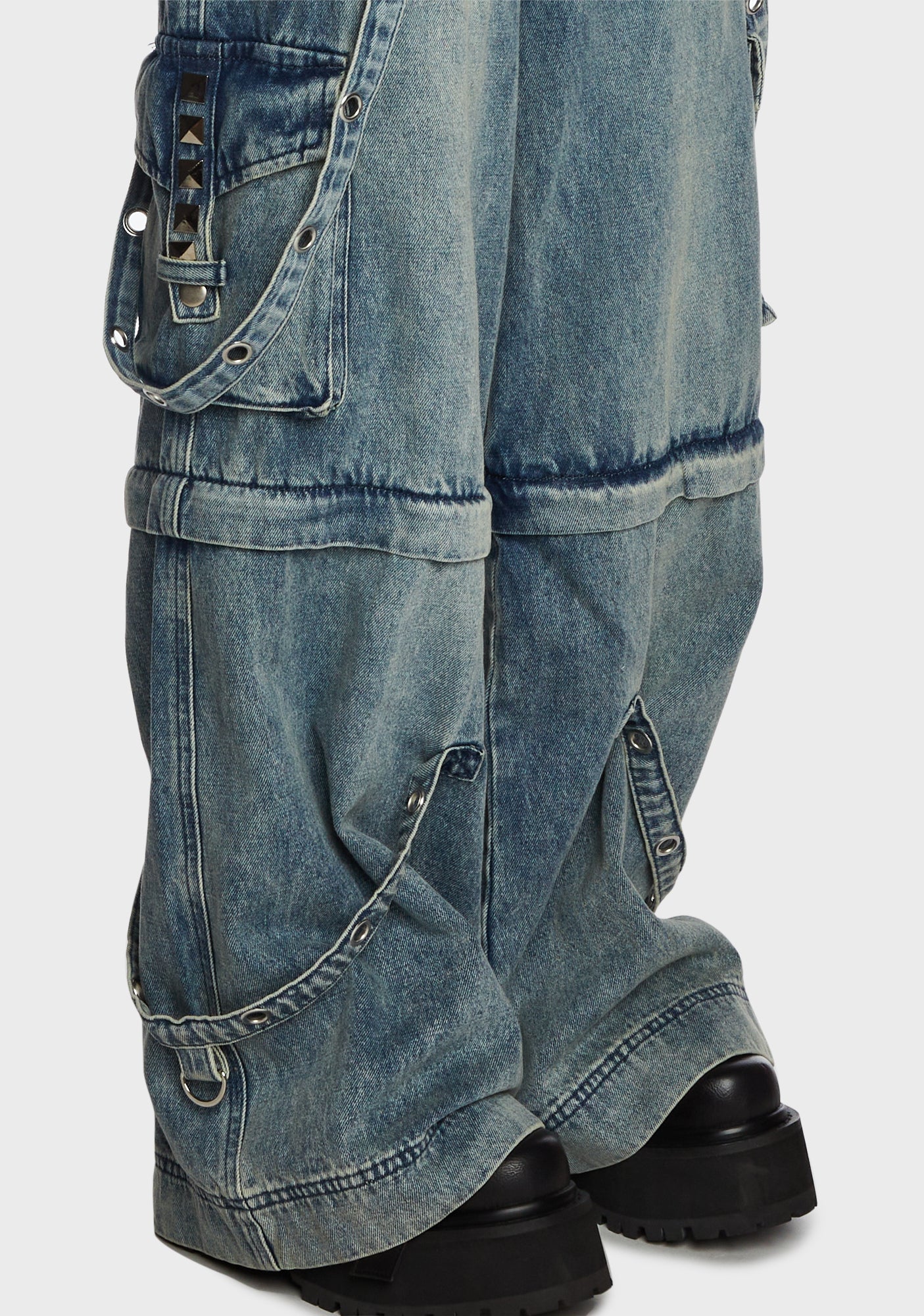 Balenciaga | Jeans | Balenciaga Convertible High Waist Cargo Jeans |  Poshmark