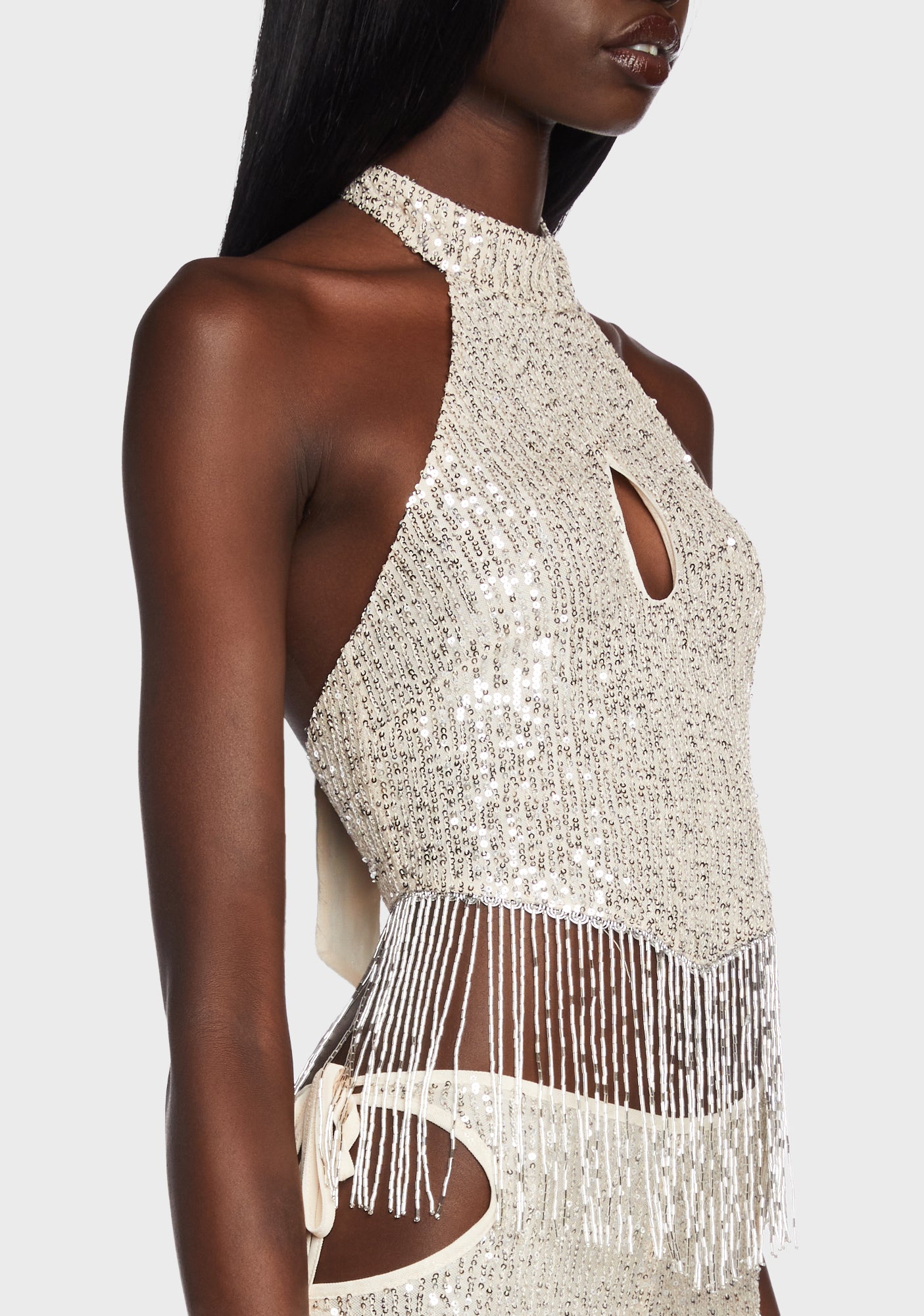 Celosia shine sequin mini dress discount