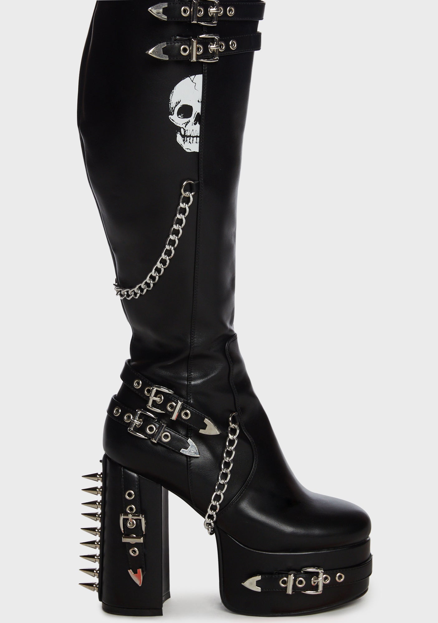 Platform boots wide fit clearance