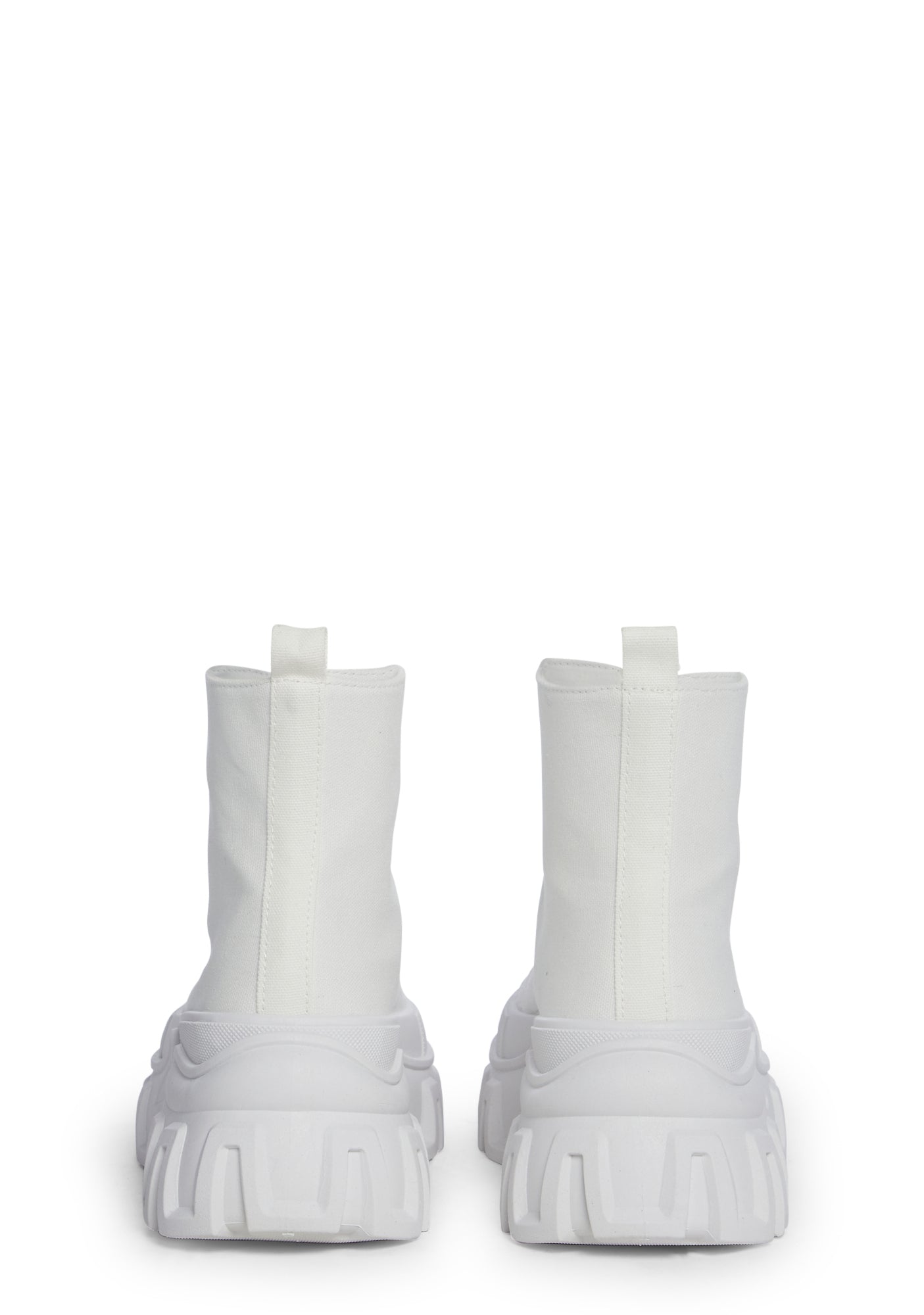 Azalea Wang Hightop Platform Sneakers- White – Dolls Kill