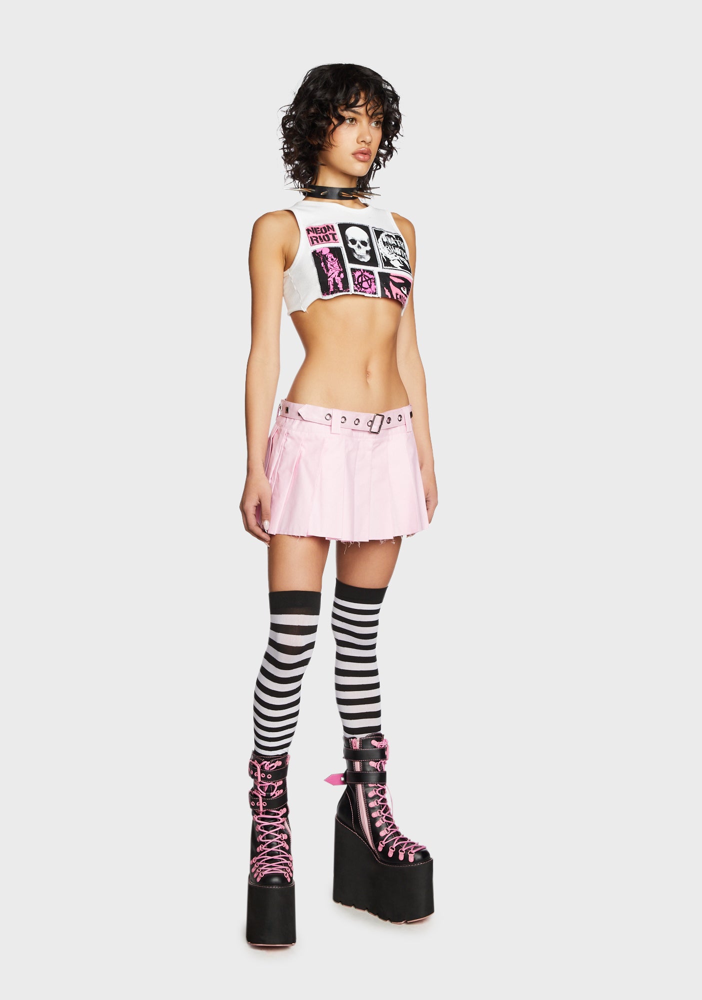 Dollskill holographic skirt online