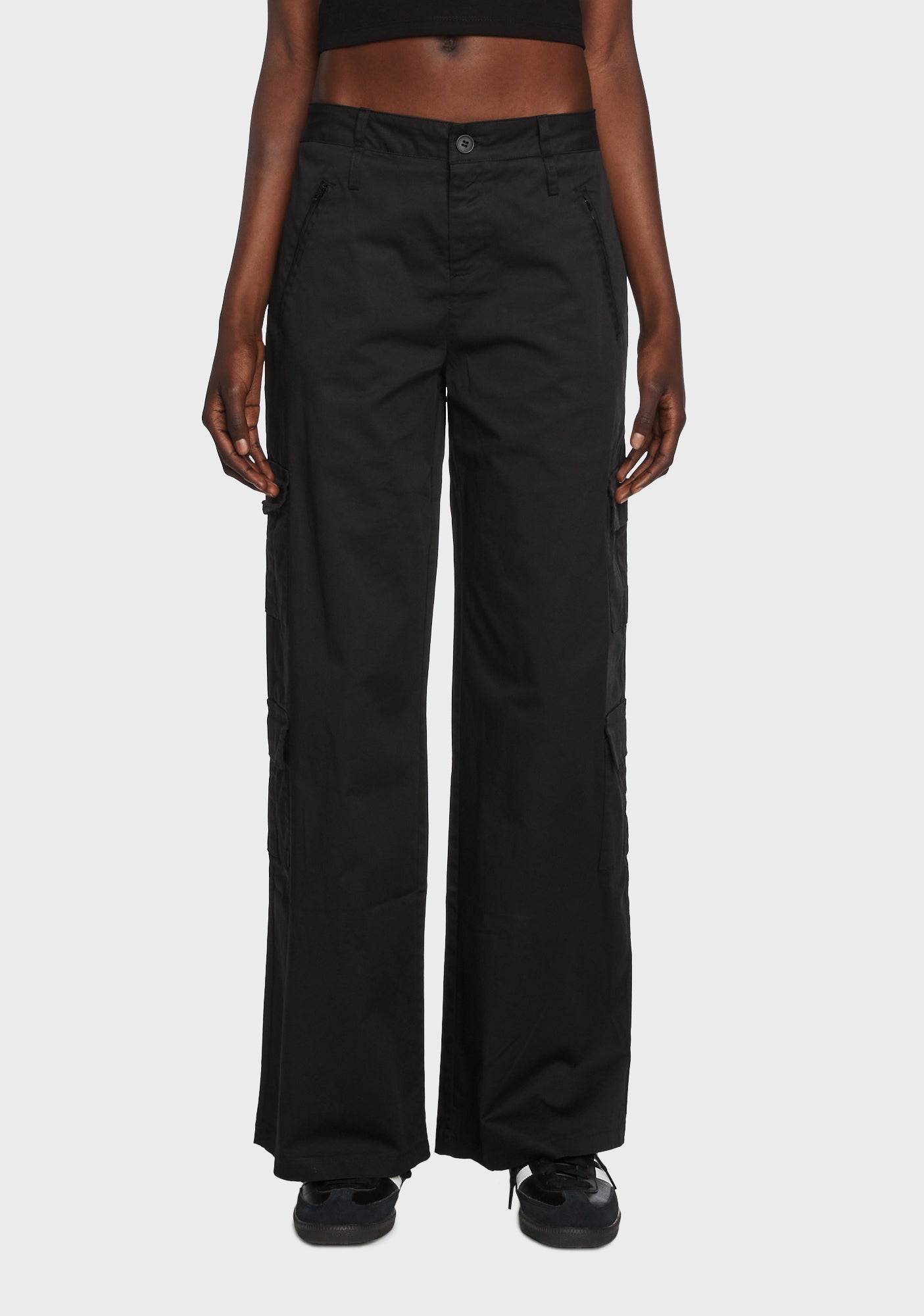 Edikted Cargo Pants - Black – Dolls Kill