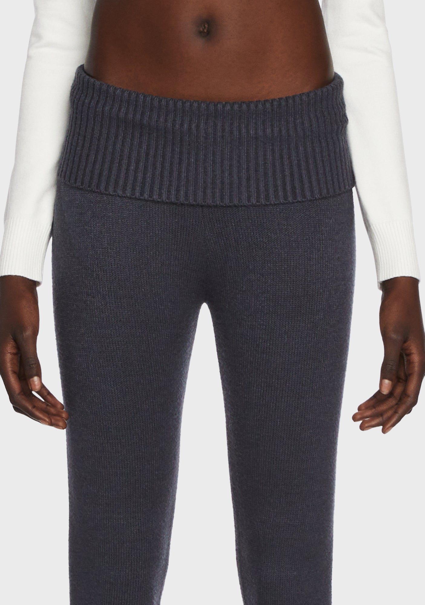 Desiree Knitted Fold Over Pants Dolls Kill