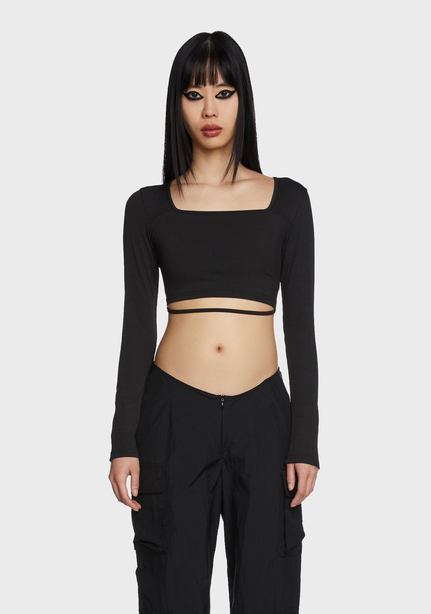 Black CutOut Top