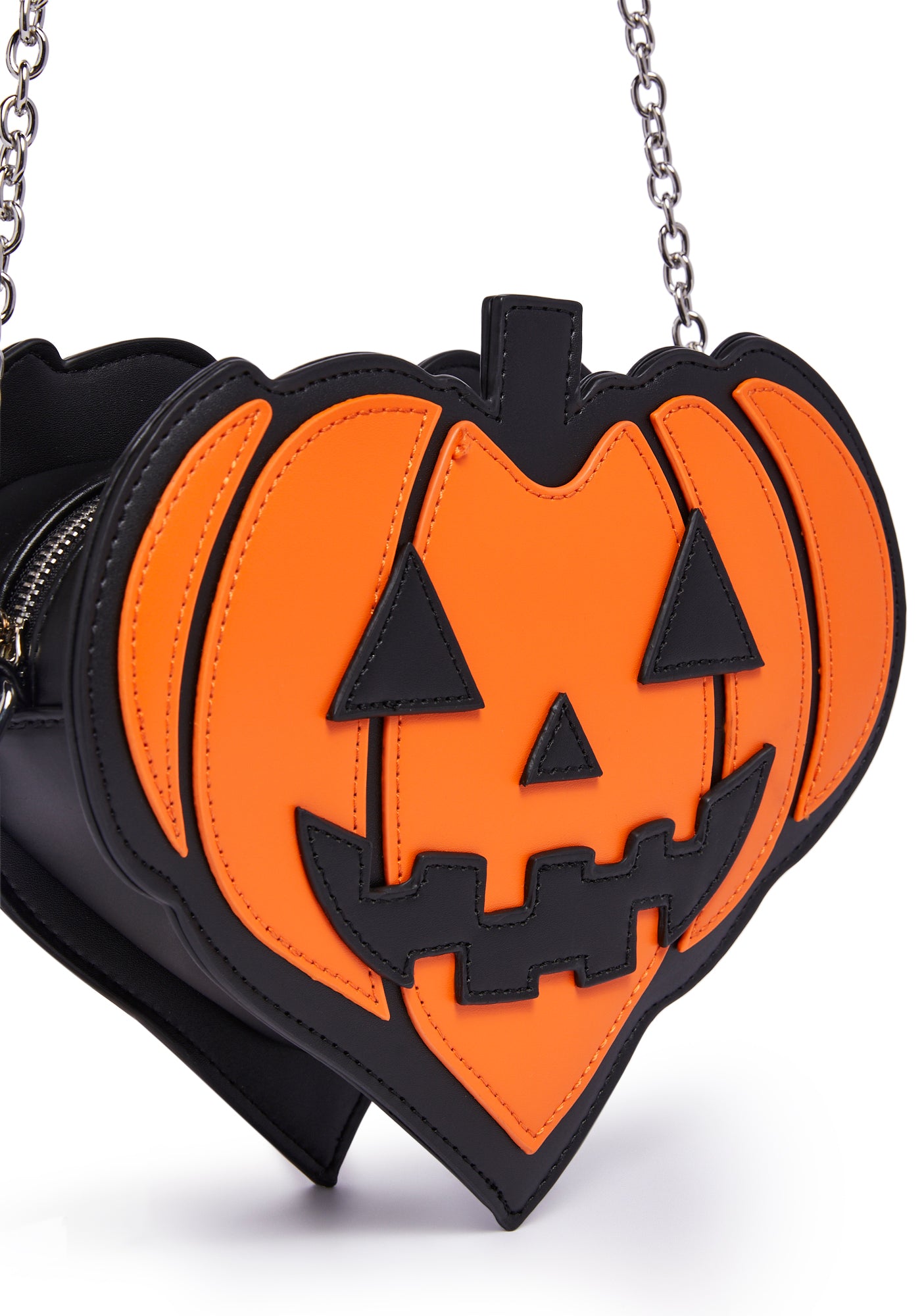 All Squashed Pumpkin Up Crossbody Bag Orange Dolls Kill