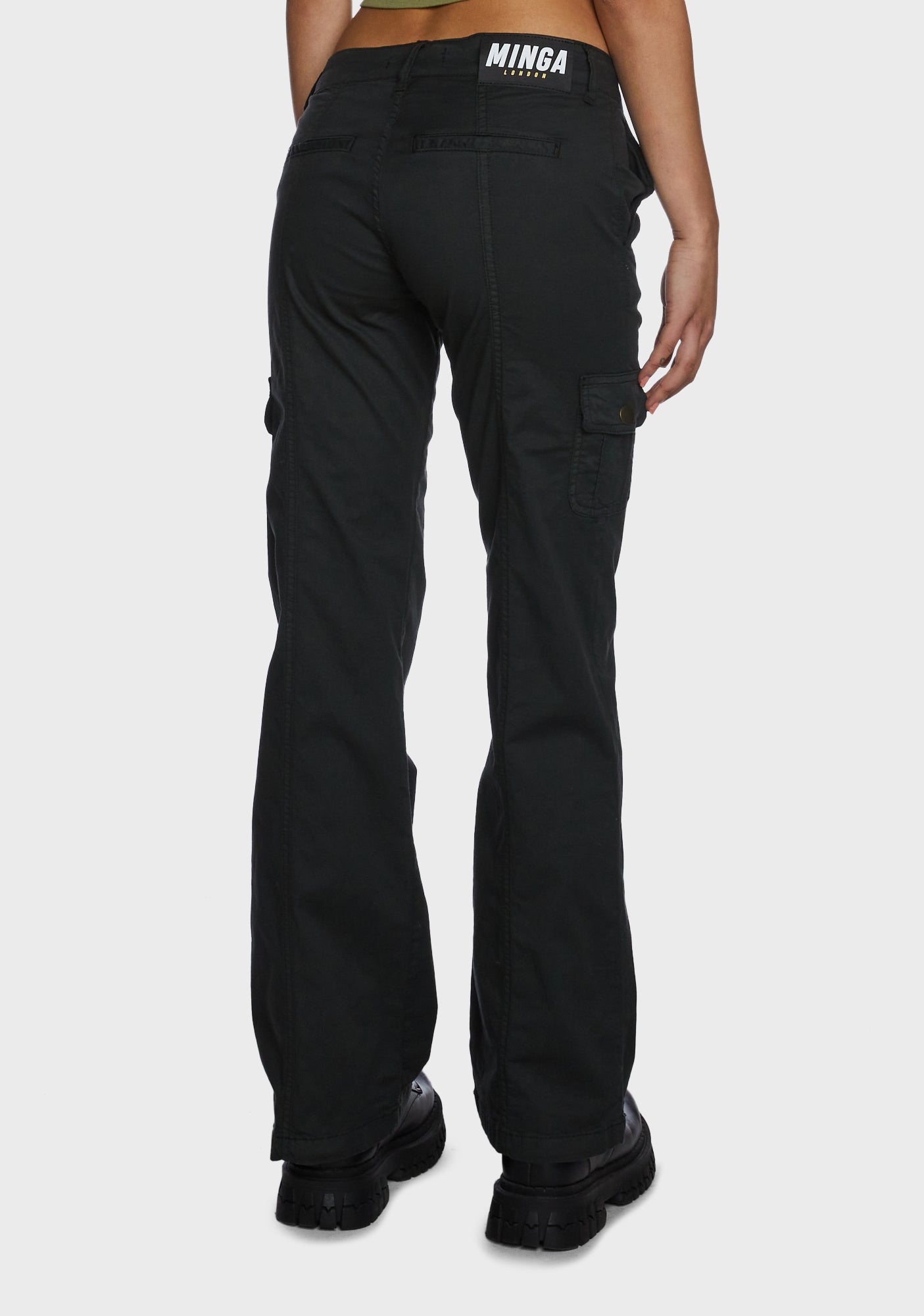 Eve Y2K Cargo Pants Black Dolls Kill