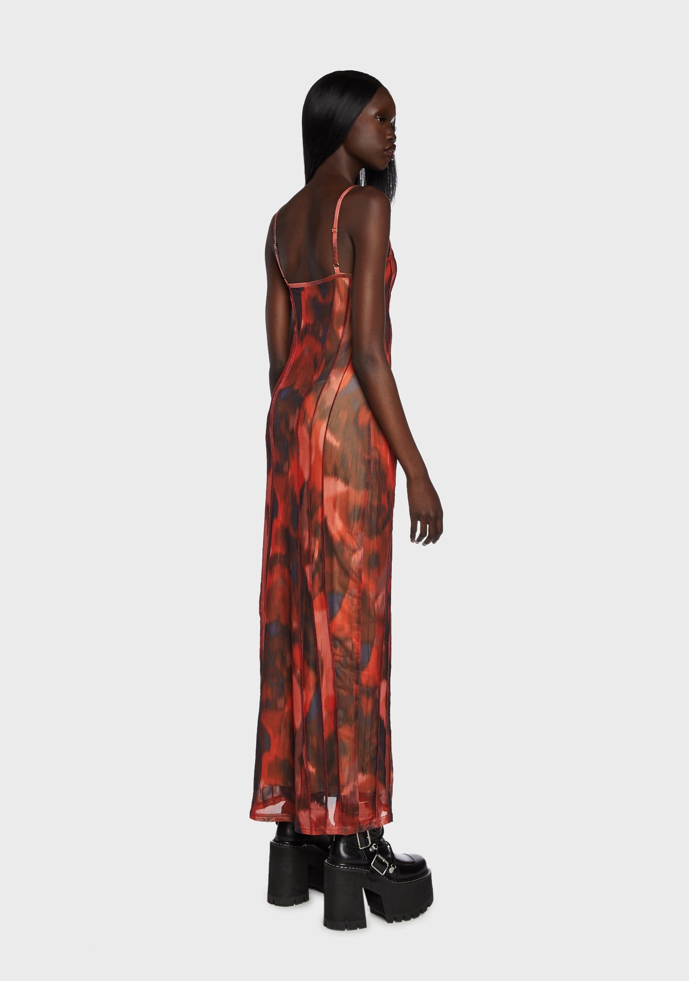 fitted lace wedding dress Jagger & Stone Abstract Print Maxi Dress