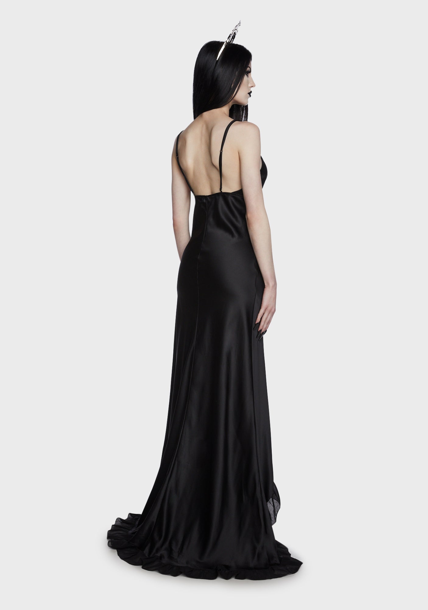 fatale maxi dress in midnight black Fatale Maxi Dress in Midnight Black