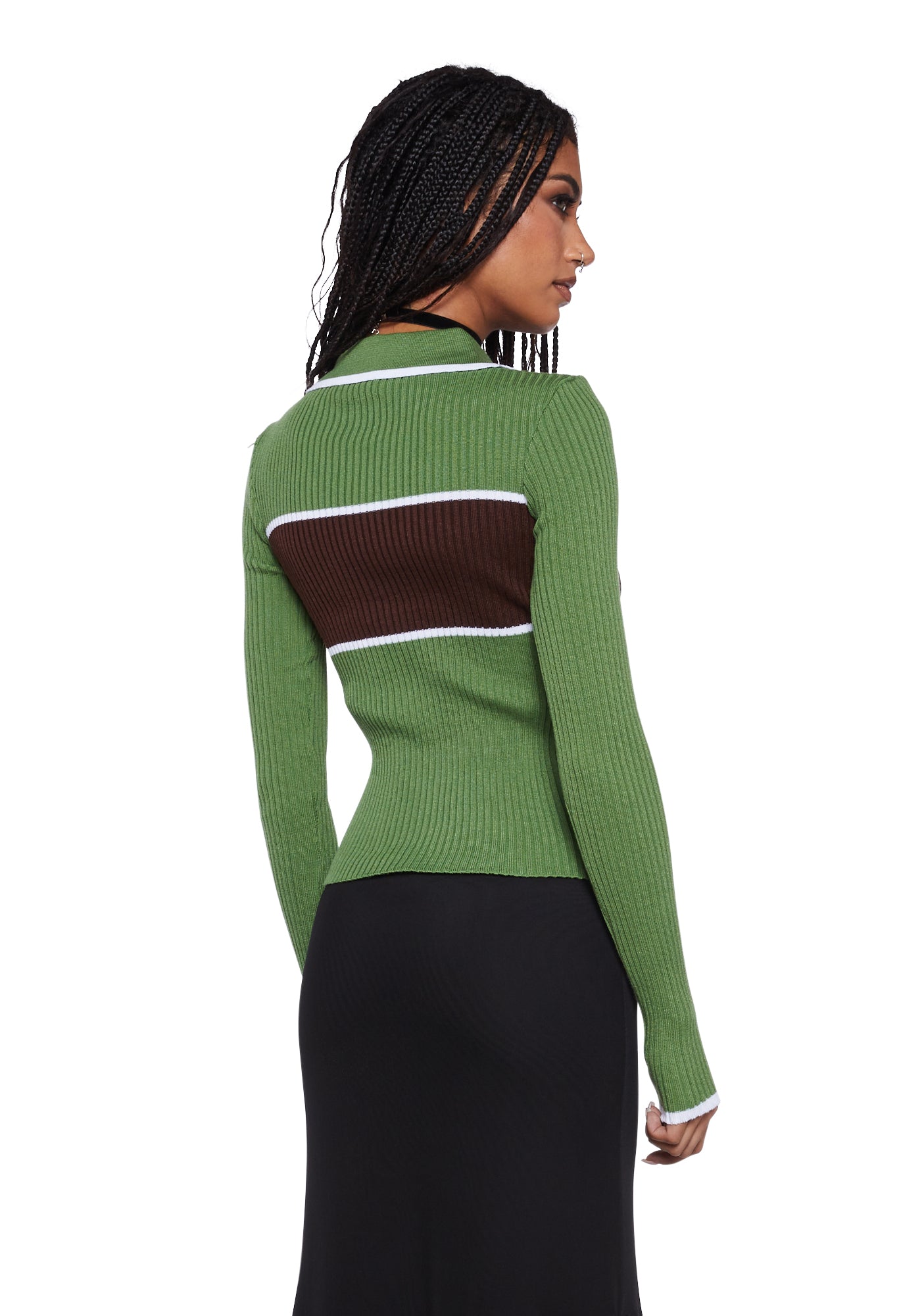 Collared 100% Cotton Striped Shirt Top