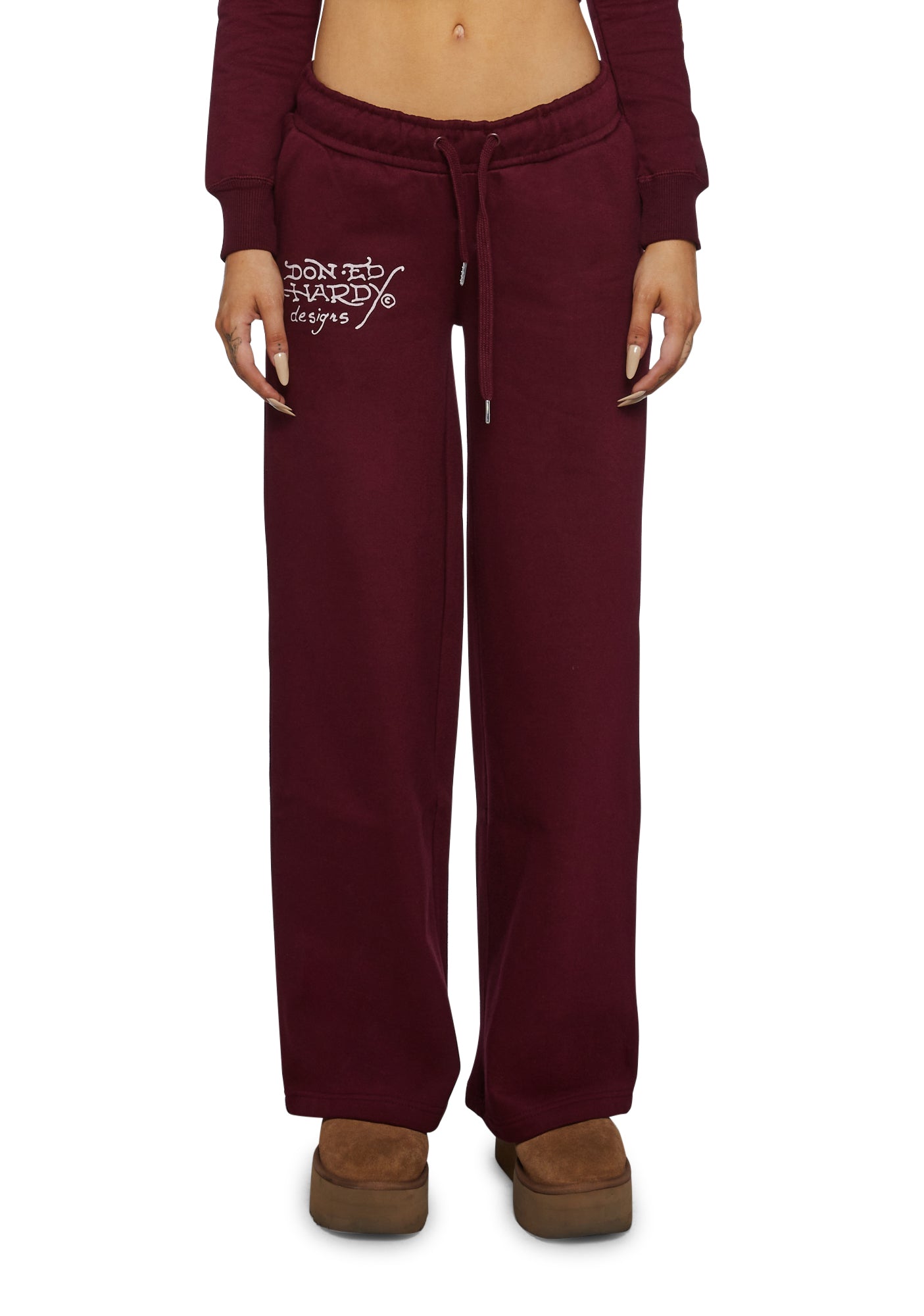 F R. Edward Ed Hardy Tiger Sweatpants- Red – Dolls Kill