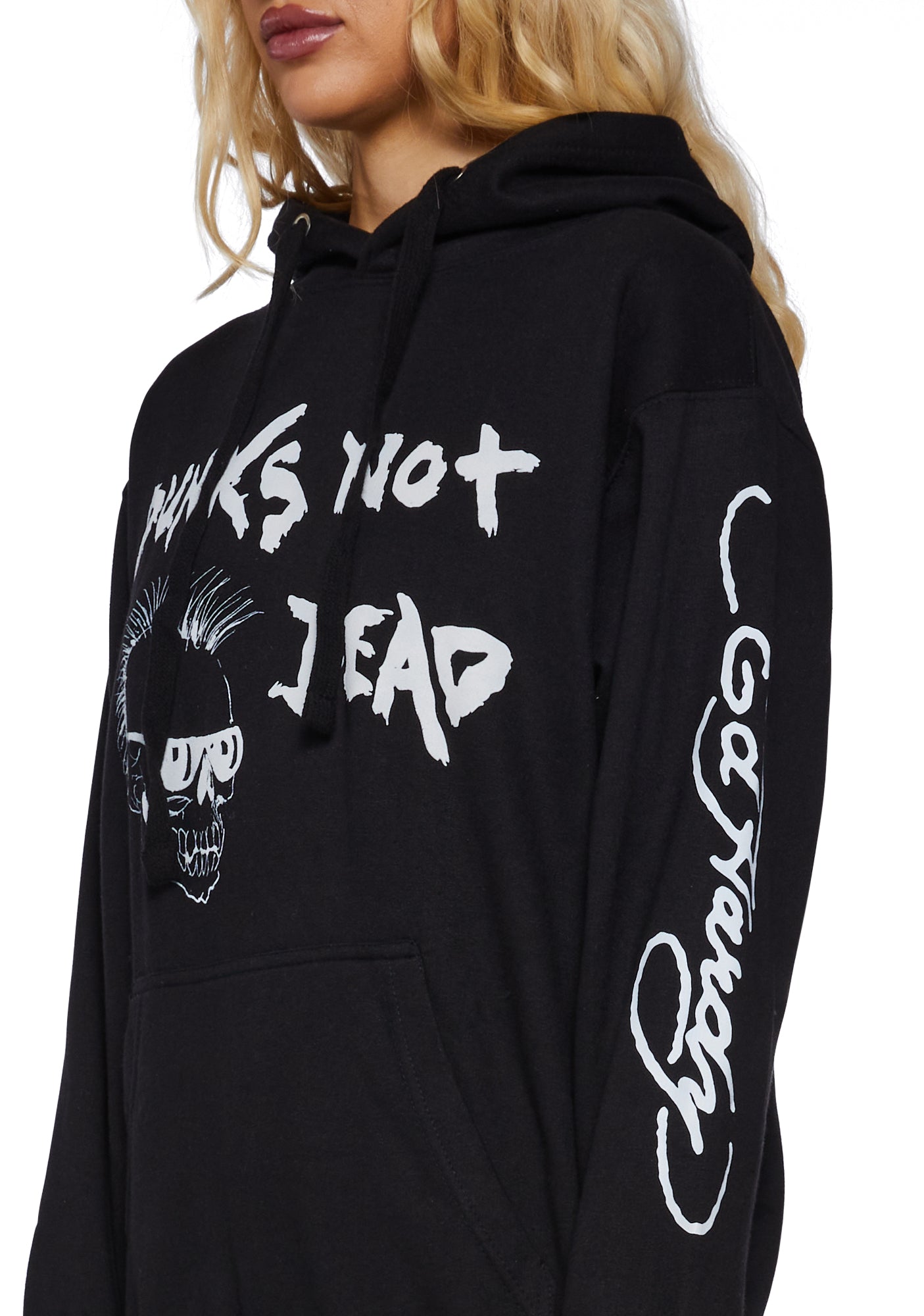 Ed hardy punks not dead hoodie new arrivals
