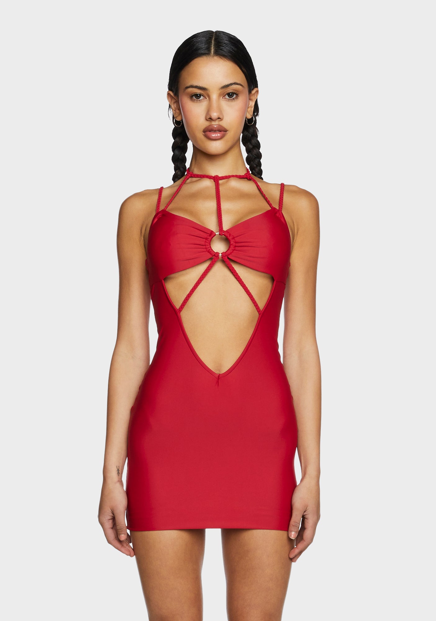 Cut Out Bodycon Strappy Dress
