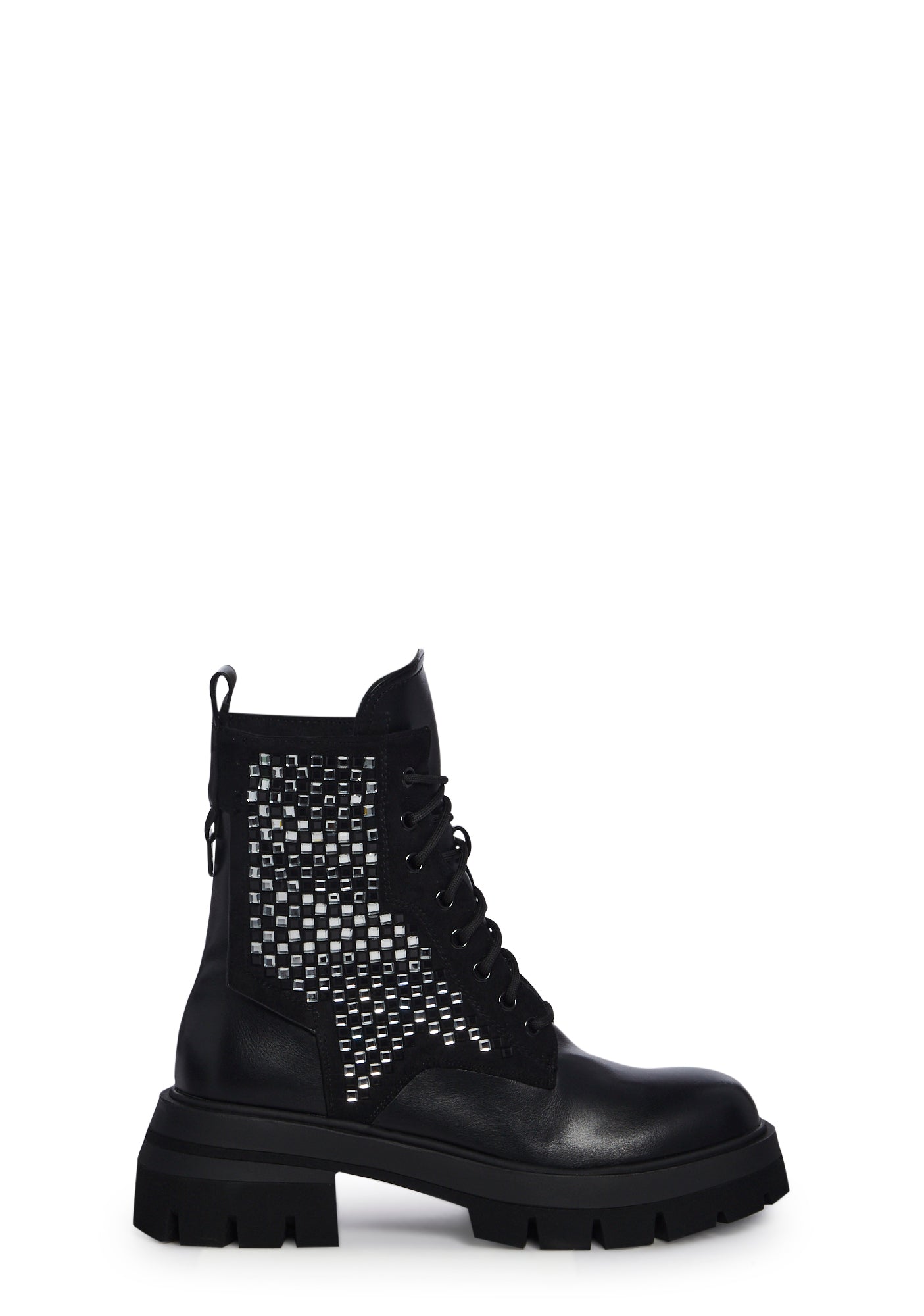 Azalea Wang Studded Ankle Boots - Black – Dolls Kill