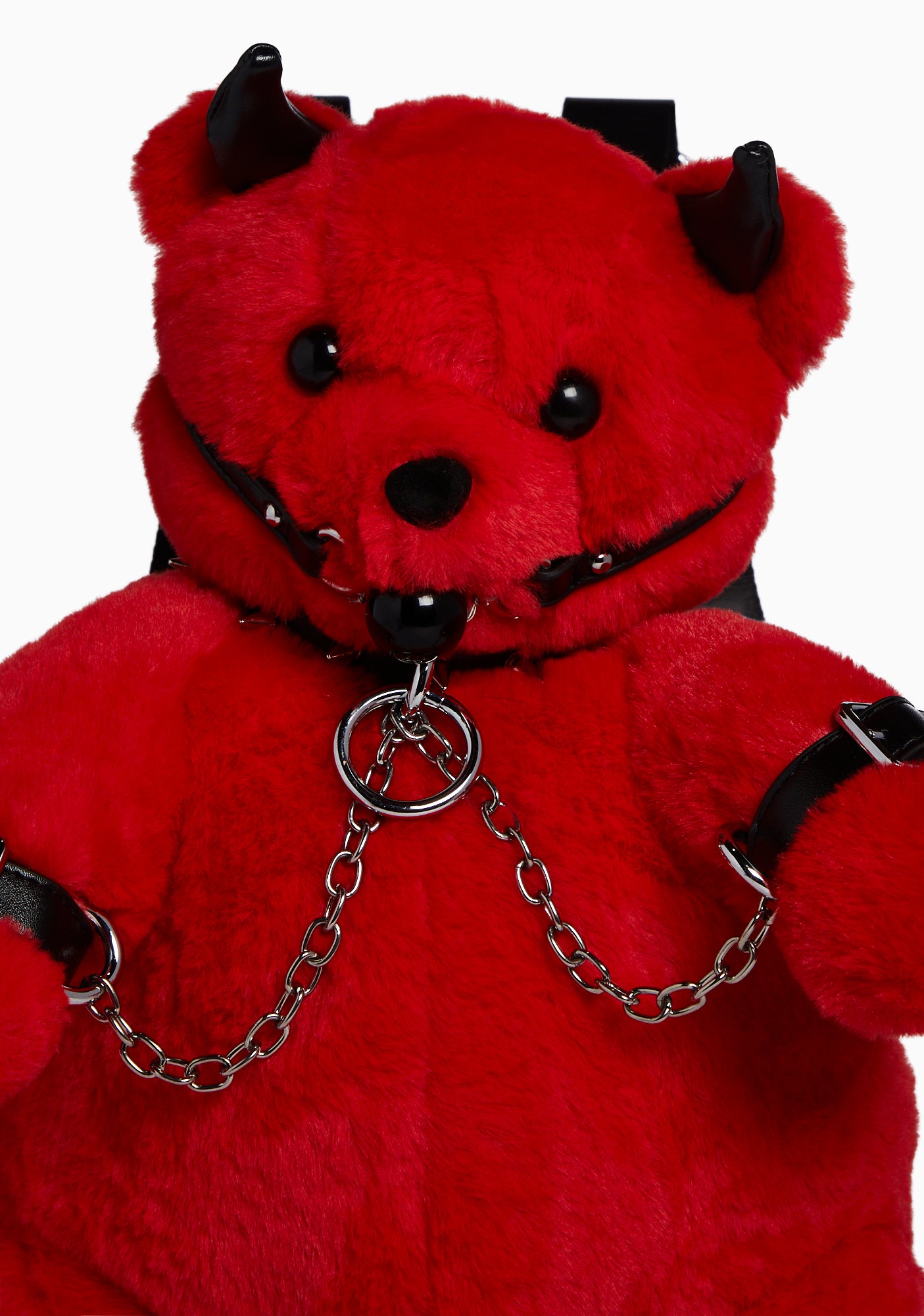 Current Mood Devil Teddy Backpack - Red – Dolls Kill