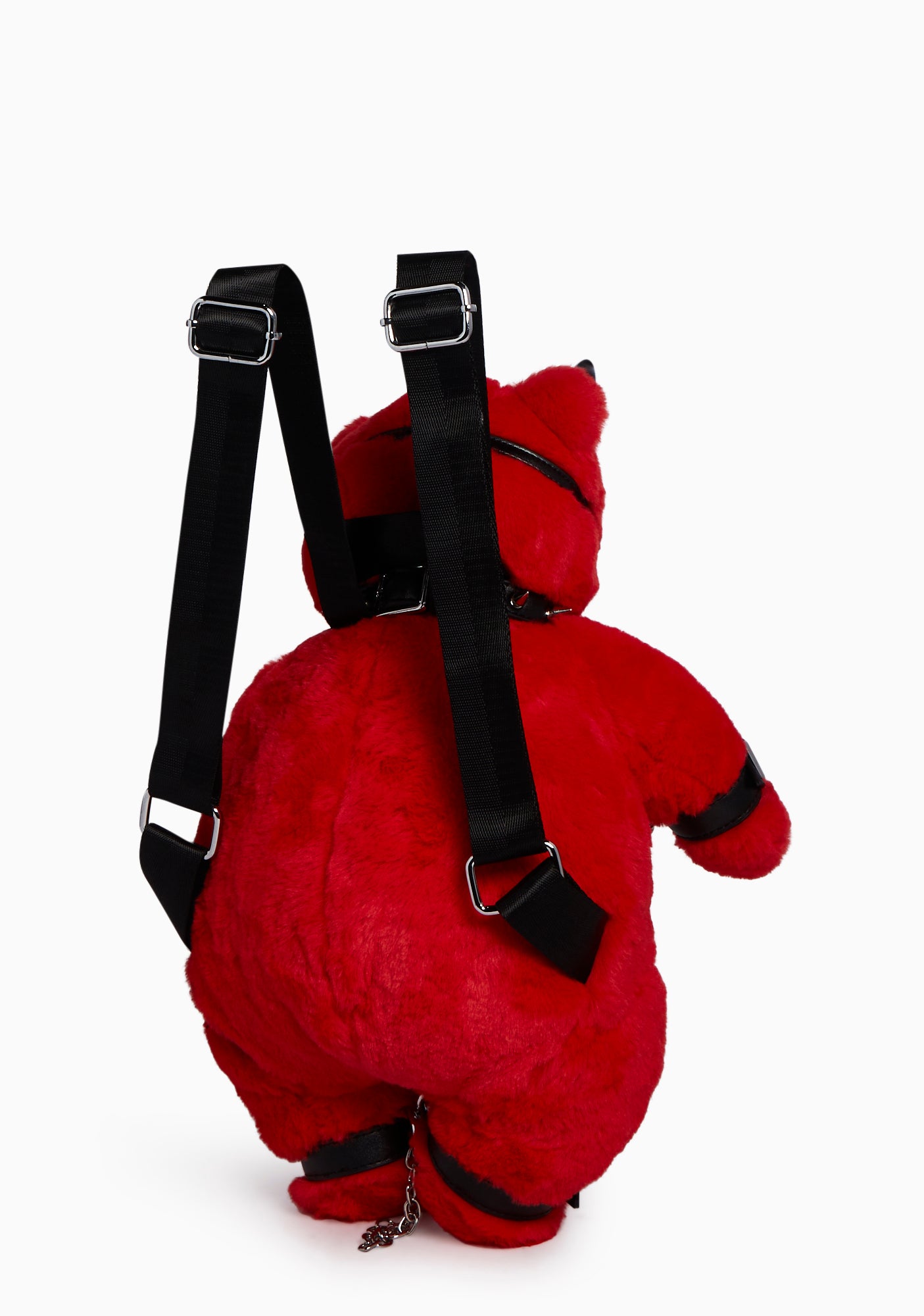Current Mood Devil Teddy Backpack - Red – Dolls Kill